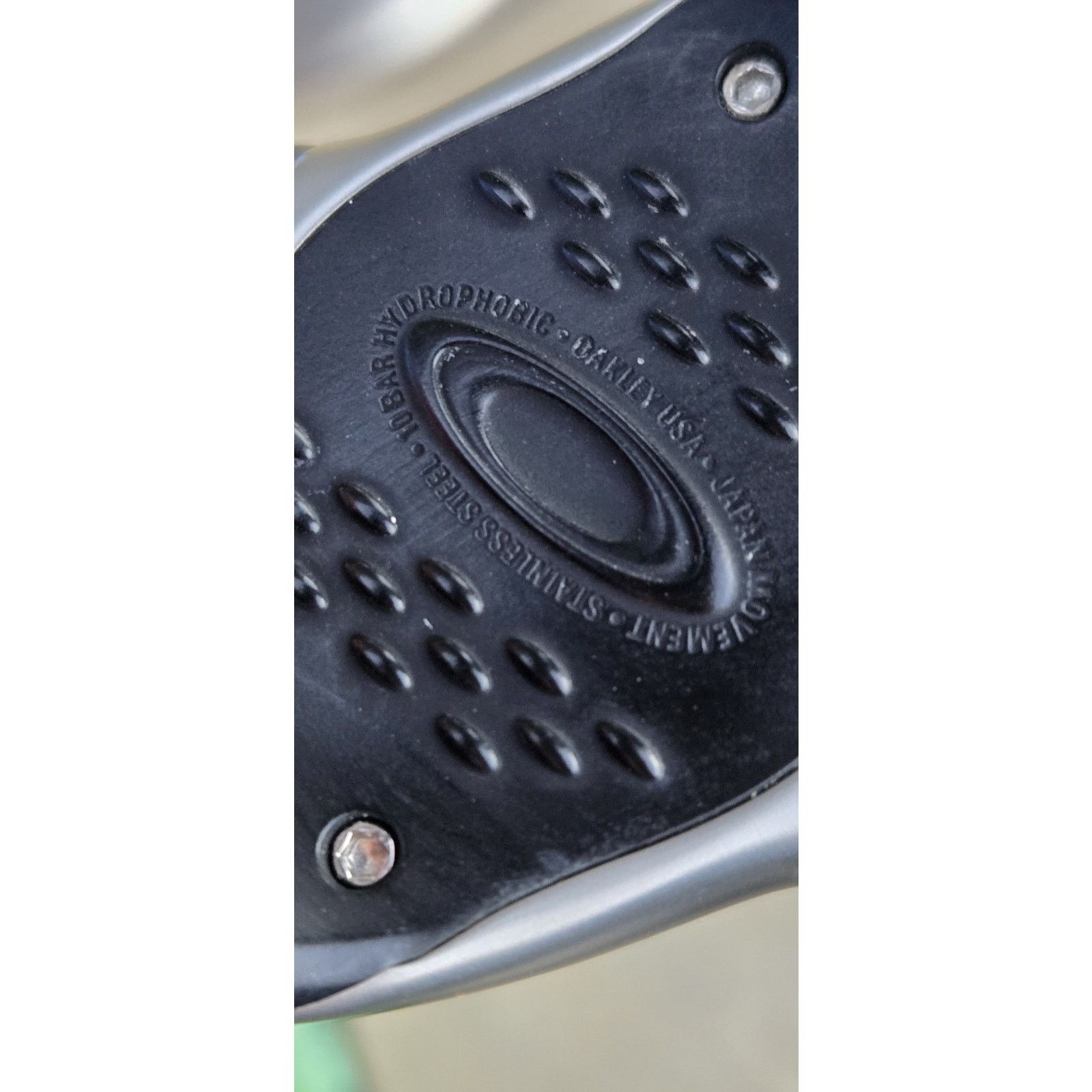 Oakley Vintage Oakley 1.0 Bullet Crush Watch Black Y2K Silver Face Size 30 - 9 Thumbnail