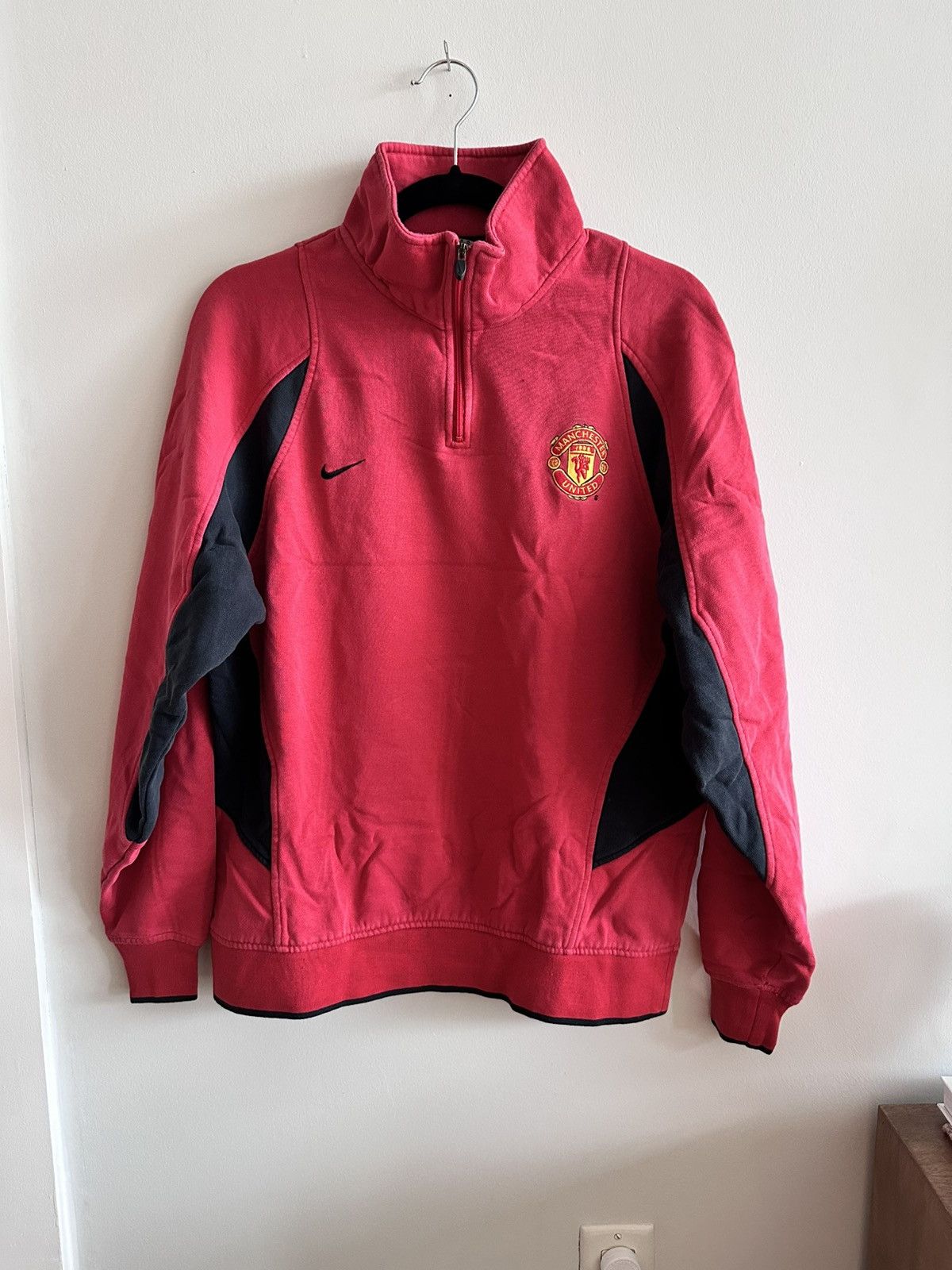 Manchester United Quarter-Zip Training Top (Nike, 2000s)