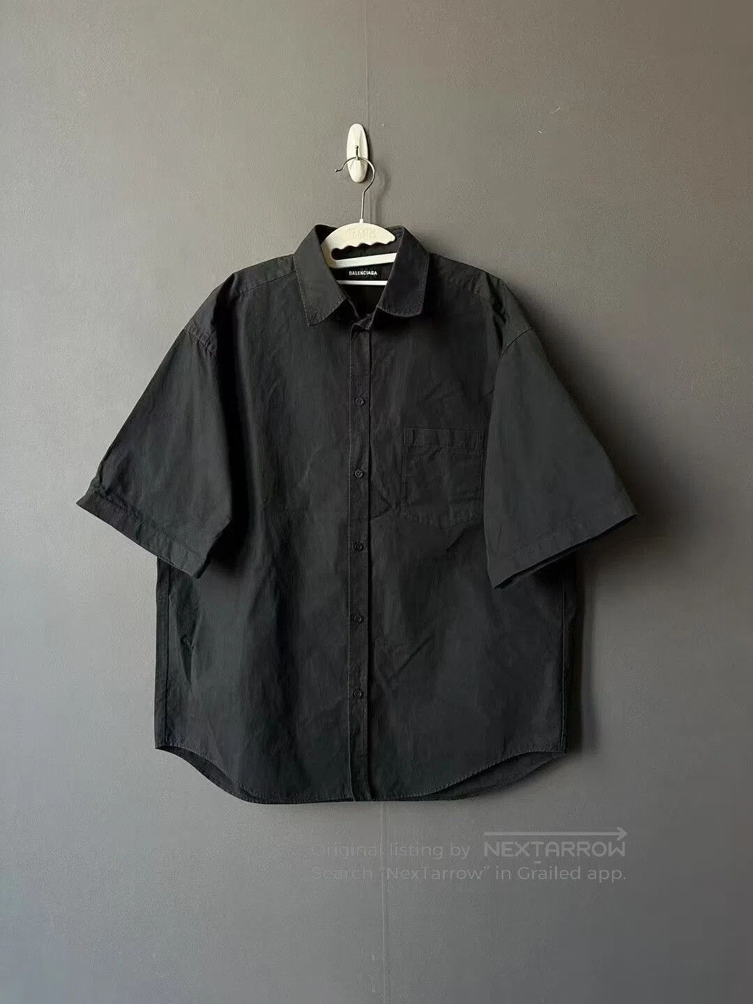 Balenciaga Balenciaga Seven-Language Short-Sleeve Shirt. Size US XL / EU 56 / 4 - 2 Thumbnail
