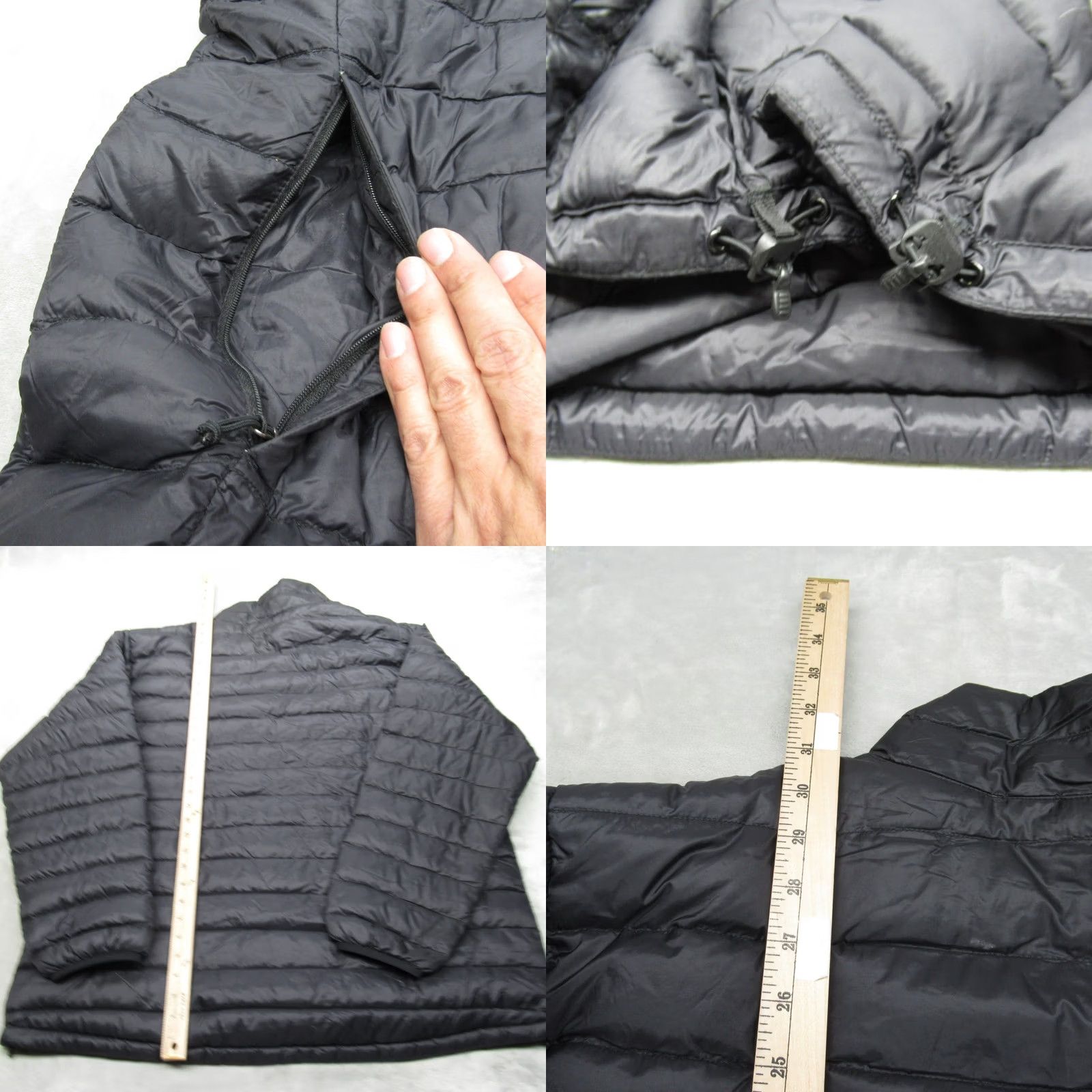 Vintage Cabelas Down Jacket Mens 2XL Black Lightweight Packable Full Zip Quilted Puffer Size US XXL / EU 58 / 5 - 8 Thumbnail