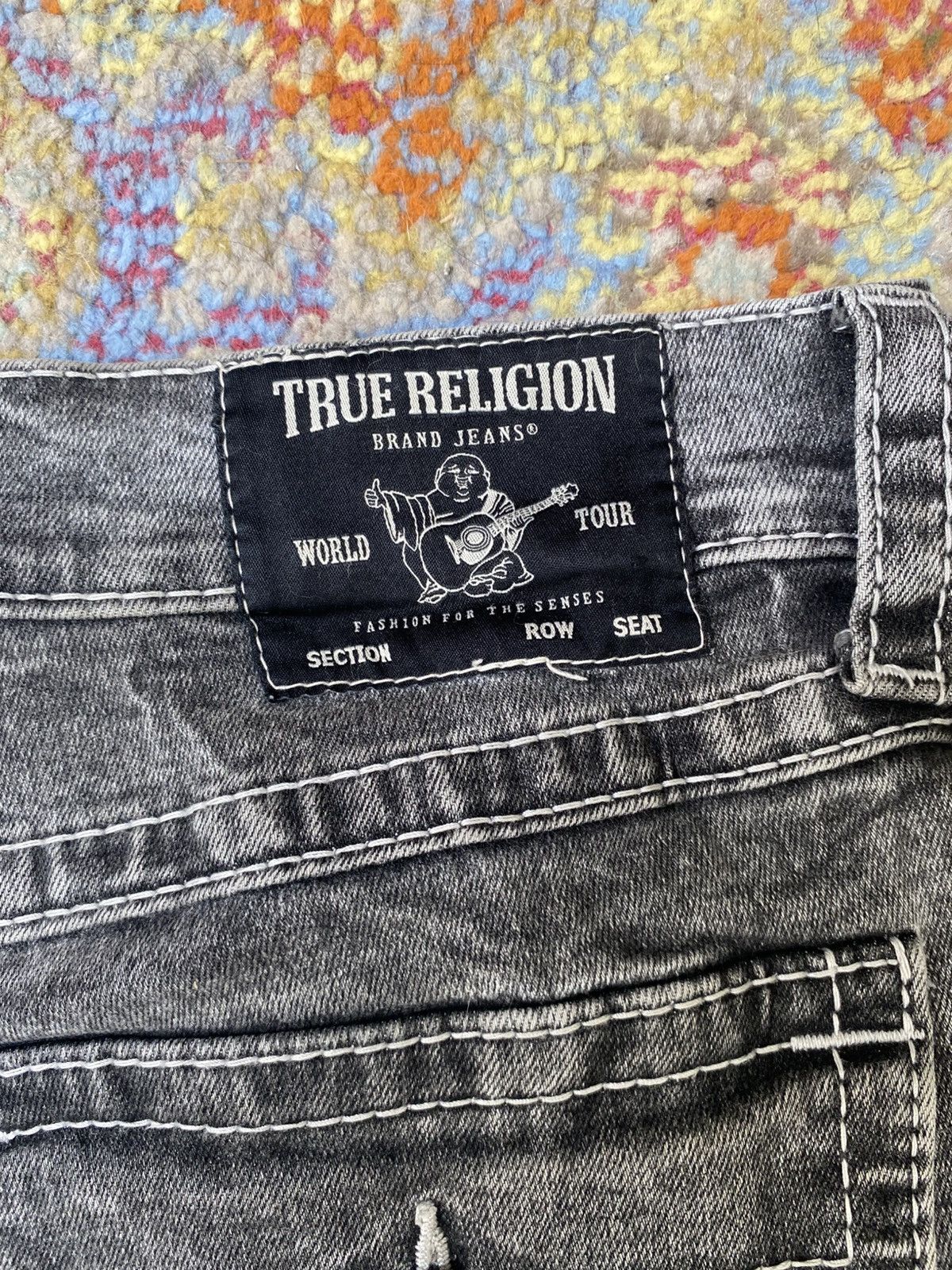 True Religion True Religion Ricky Flap Big T Jeans Size US 34 / EU 50 - 3 Thumbnail