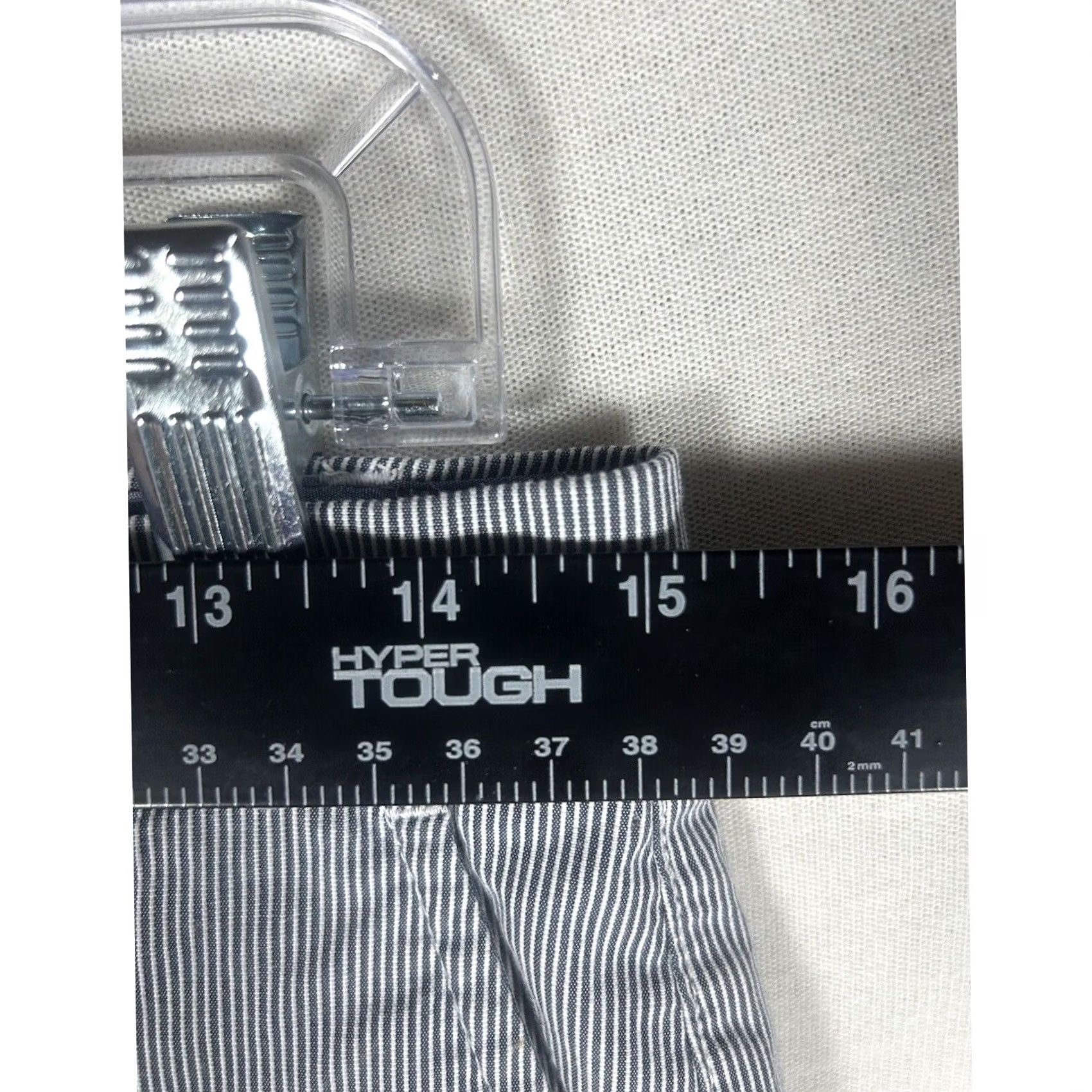 Tommy Hilfiger VINTAGE Tommy Hilfiger Chino Pants Womens 2 Blue Striped Hampton Slim Fit Casual Work Size 26" / US 2 / IT 38 - 5 Thumbnail