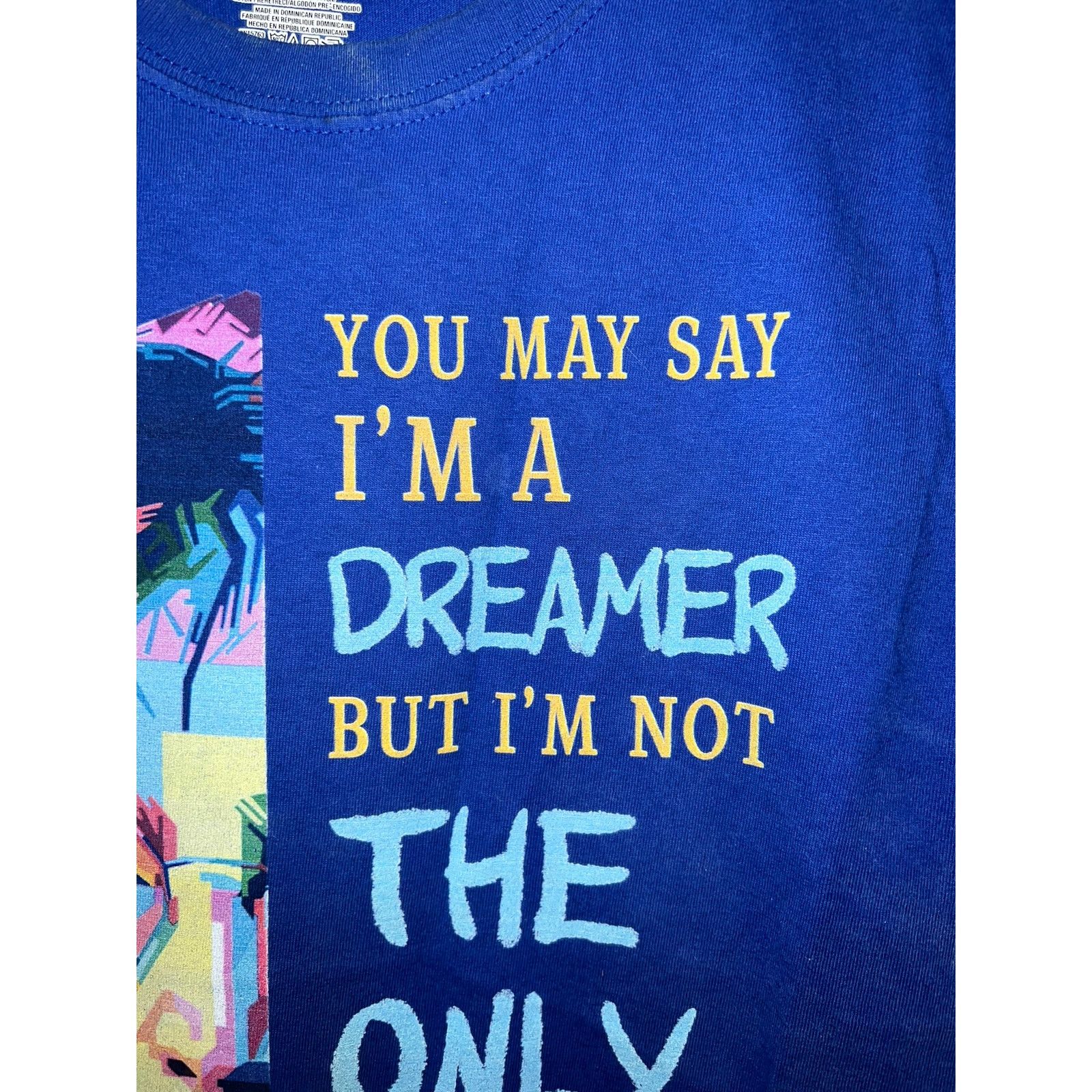 Hanes John Lennon Shirt Imagine The Bealtes Dreamer Music Tee M Size US M / EU 48-50 / 2 - 3 Thumbnail