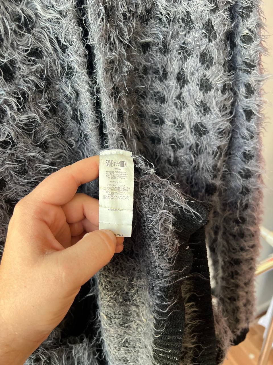 Total Luxury Spa SAVE THE QUEEN WOOL RARE CLASSIC CARDIGAN SWEATER SIZE XXL Size XXL / US 16-18 / IT 52-54 - 9 Thumbnail
