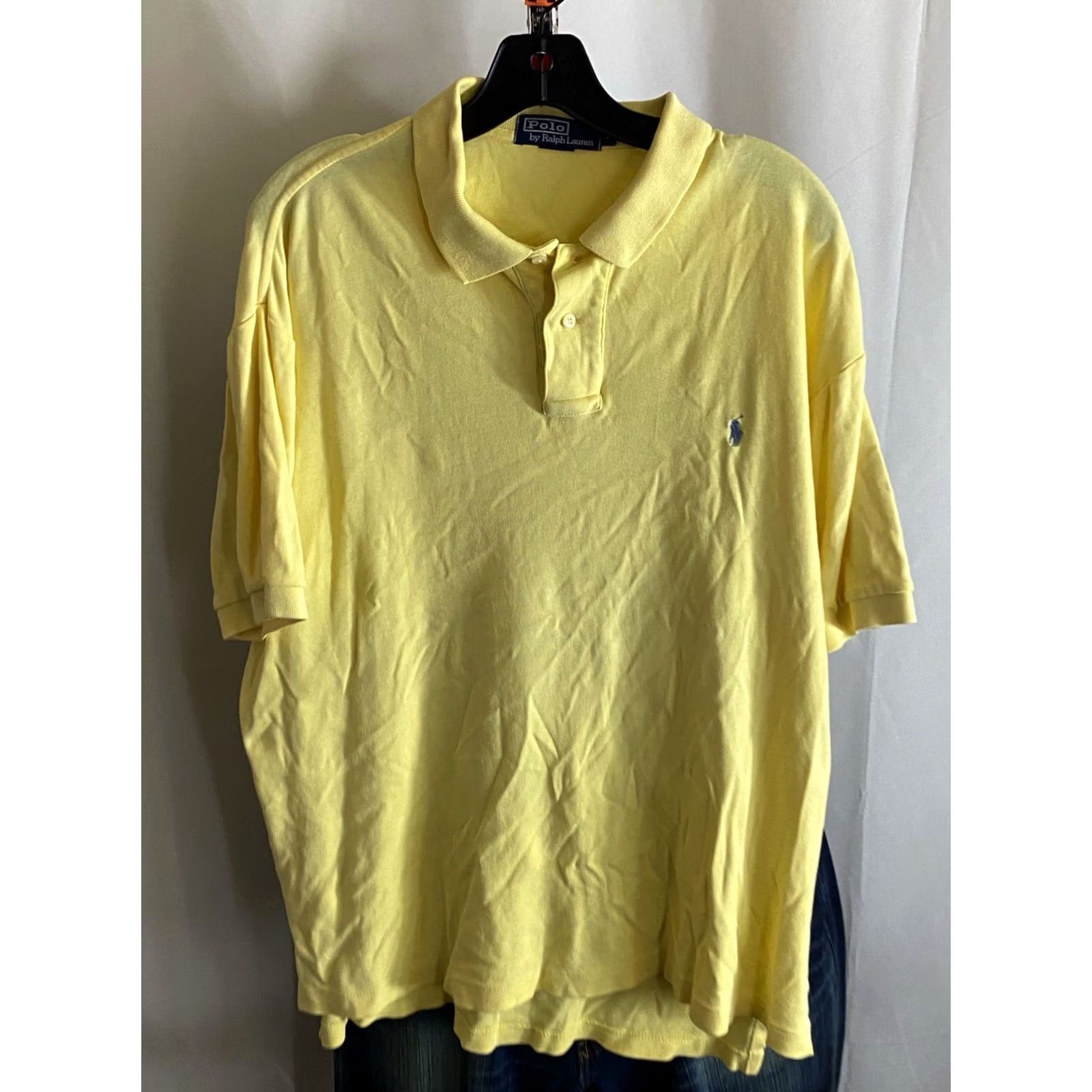 Ralph Lauren Polo Ralph Lauren Polo Shirt Large L Men Pastel Yellow Sharp Ctn POLO SHIRT L Mens Size US L / EU 52-54 / 3 - 3 Thumbnail