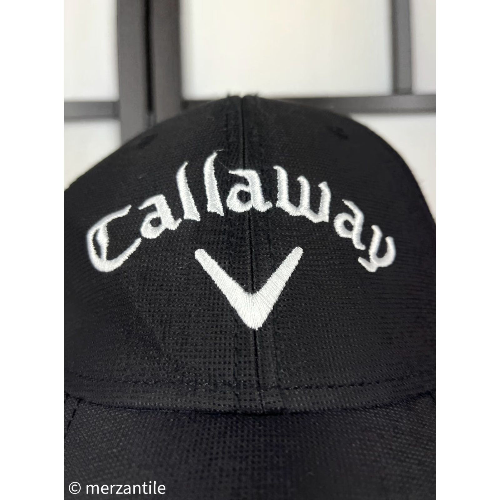 Callaway Callaway Hat Cap Strap Back Mens Black Golf 100% Polyester Lightweight Adjustable Knitted Style Logo Casual Boys Mens Size ONE SIZE - 2 Thumbnail