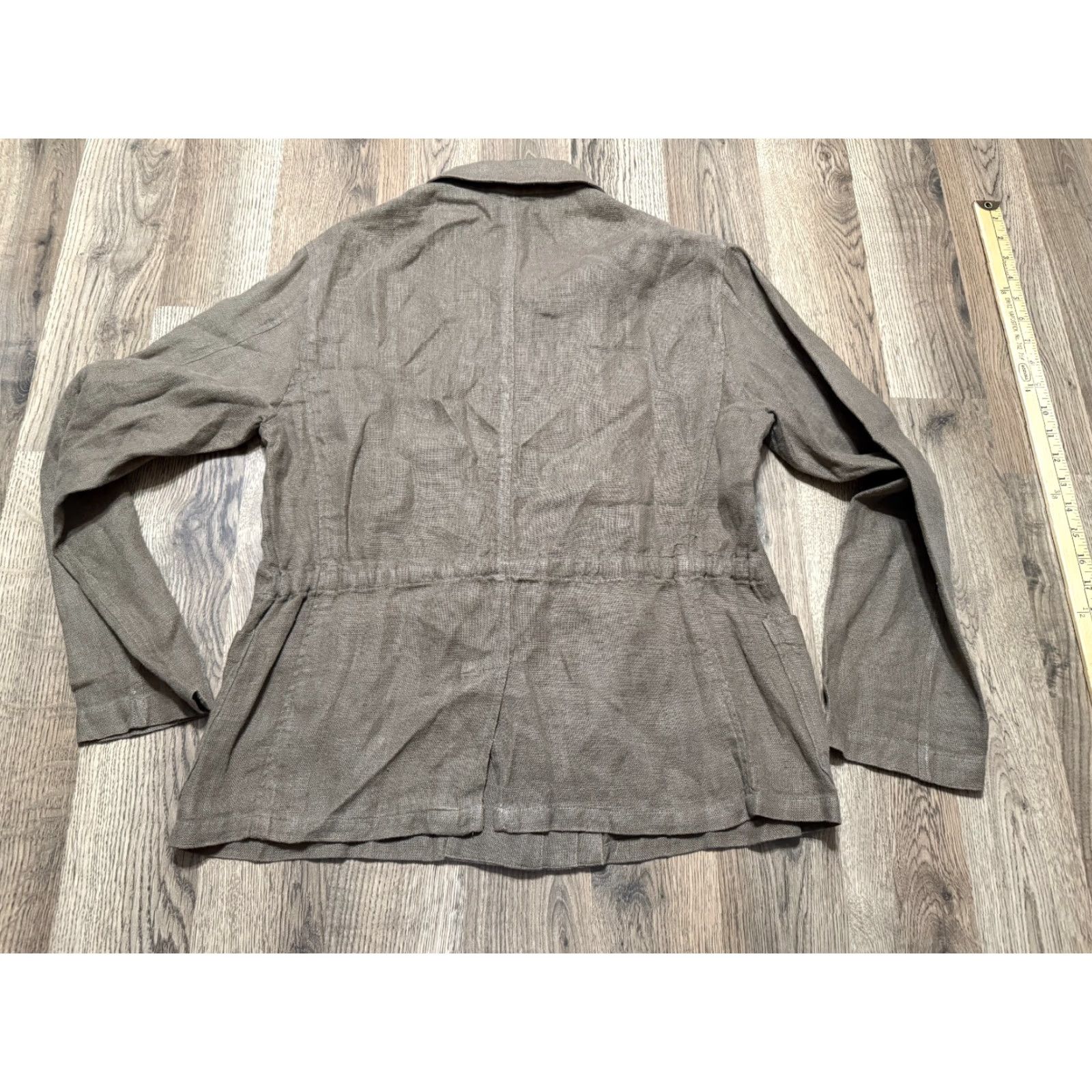 Vintage VINTAGE The Limited America Shirt Womens XS Brown Long Sleeve Button Up 100% Linen Size XS / US 0-2 / IT 36-38 - 2 Thumbnail