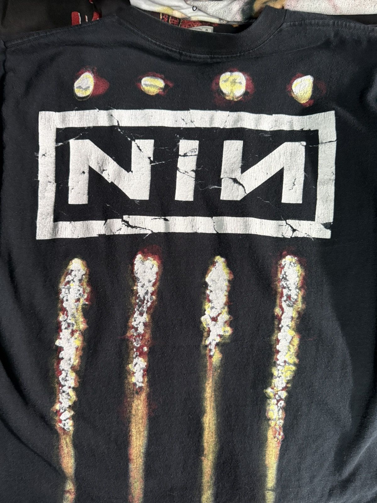 Band Tees NINE INCH NAILS Retro block 90’s “The Downward Spiral” Size US M / EU 48-50 / 2 - 2 Thumbnail