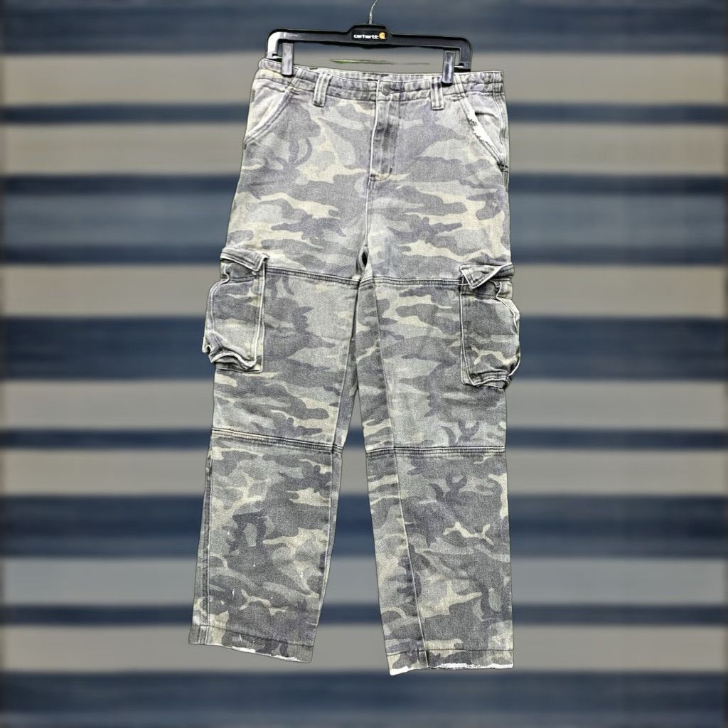 Jaded London Jaded London Camo Cargo Pants Womens 32 Skater Military Grunge Casual y2k 90s Size 24" / US 00 / IT 34 - 1 Thumbnail