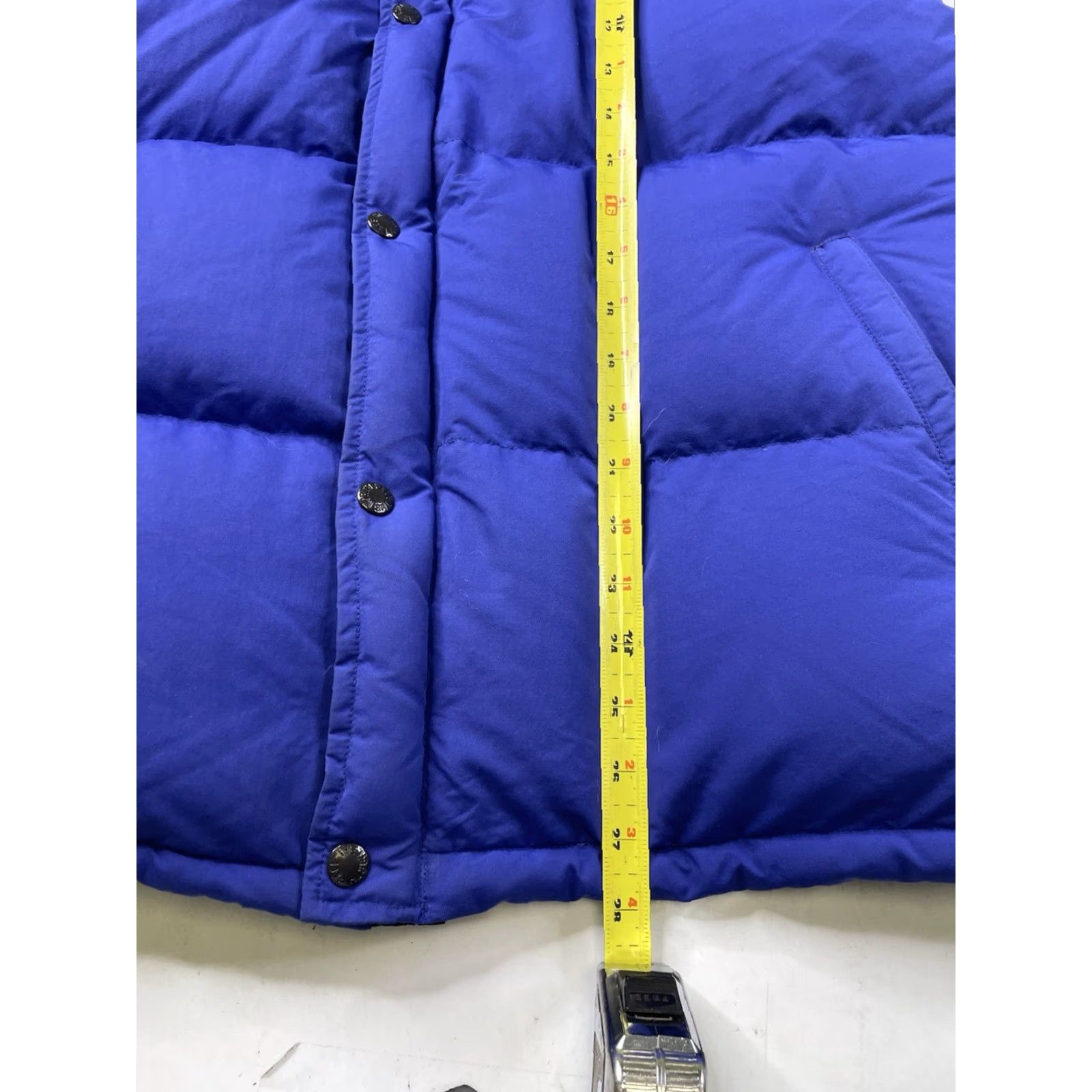 The North Face VINTAGE The North Face Puffer Down Vest Blue Men’s M-XL Full Zip Snaps Vest Size US M / EU 48-50 / 2 - 5 Thumbnail