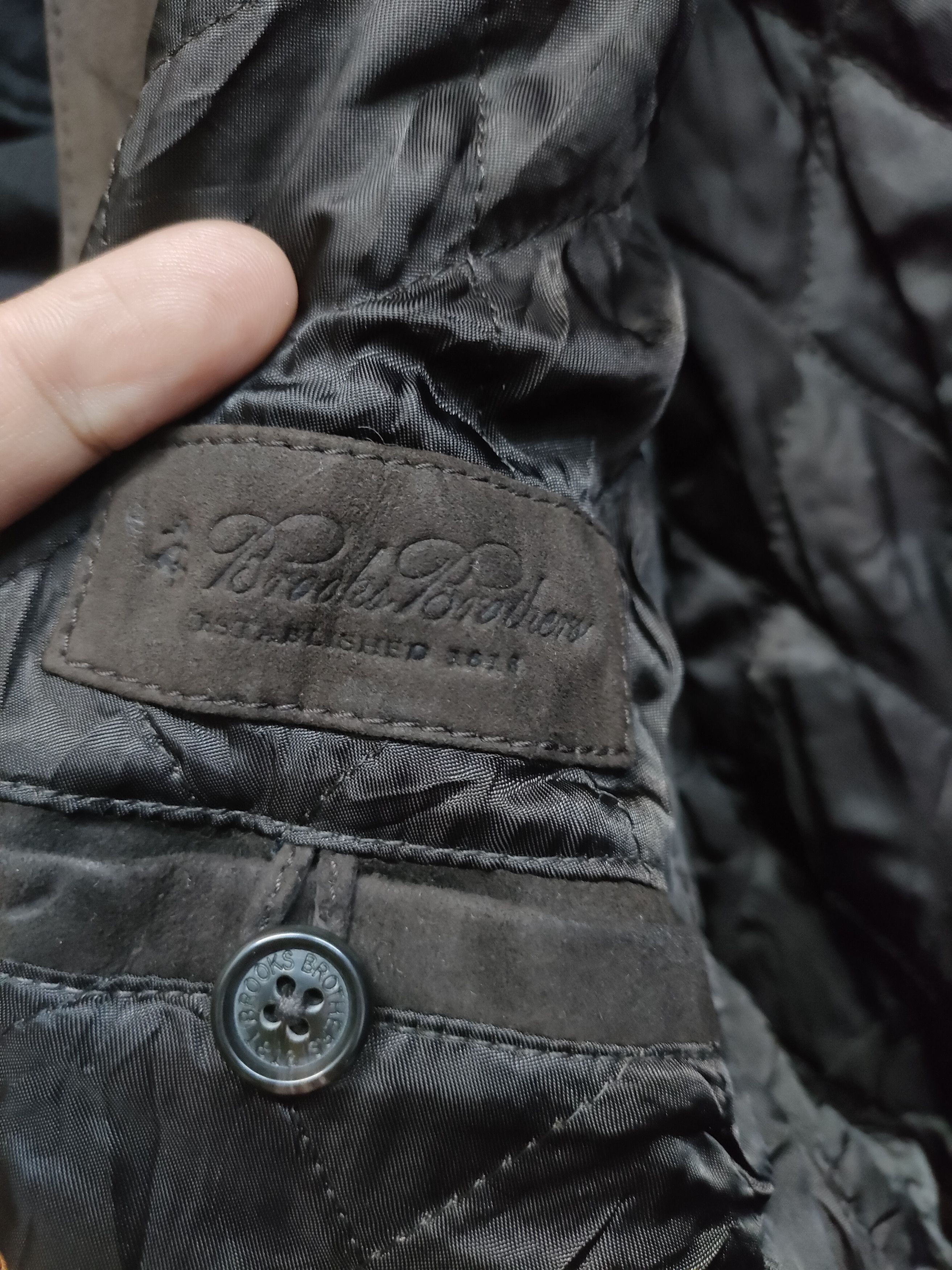 Brooks Brothers × Genuine Leather Brooks Brothers Suede Leather Jacket Size US M / EU 48-50 / 2 - 4 Thumbnail