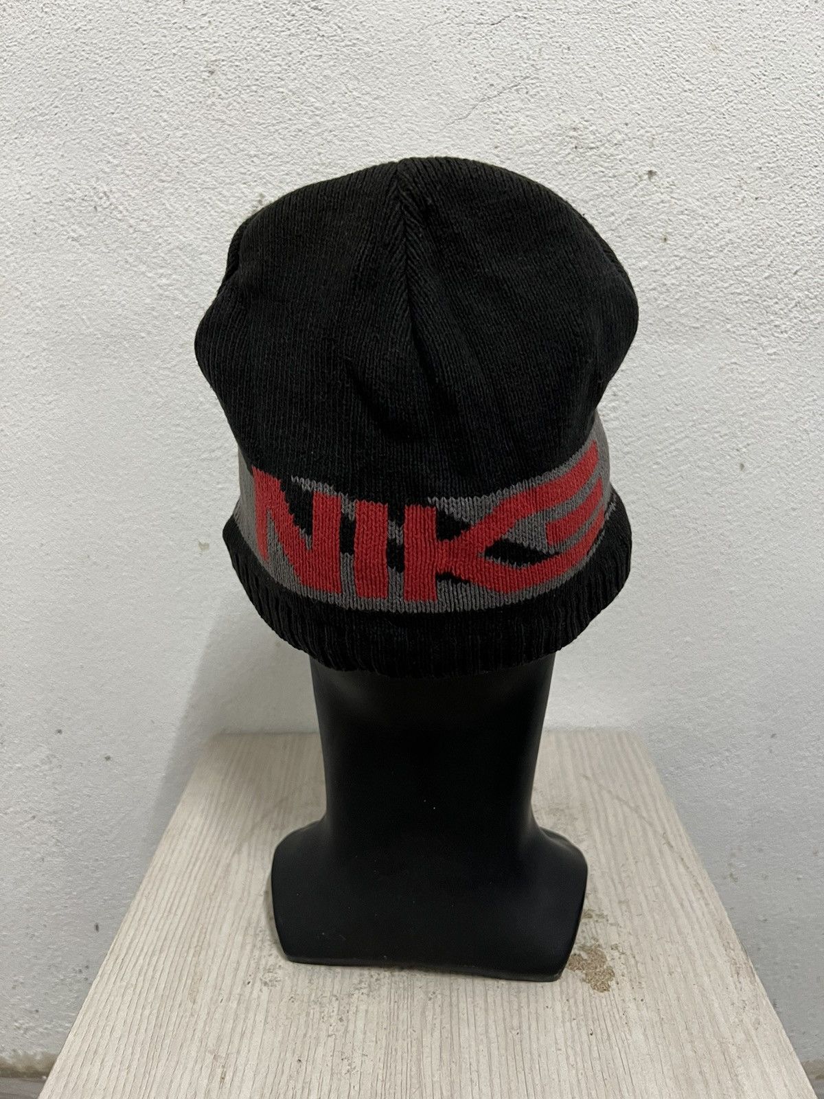 Vintage Vintage Nike Spell Out Beanie Hat Size ONE SIZE - 7 Thumbnail