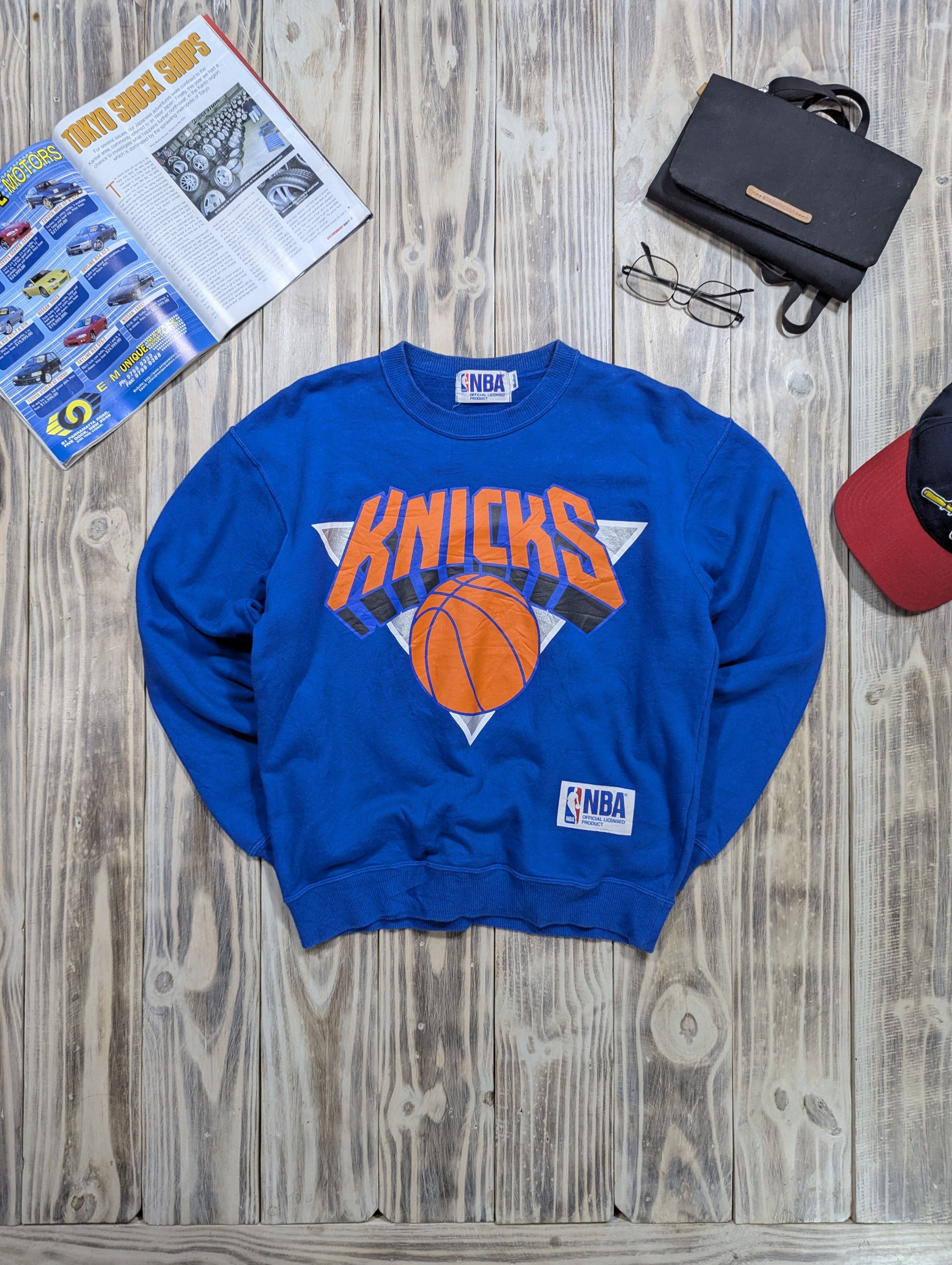 NBA NBA Official Knicks Team Crewneck/Sweatshirt Jacket Size US M / EU 48-50 / 2 - 1 Thumbnail
