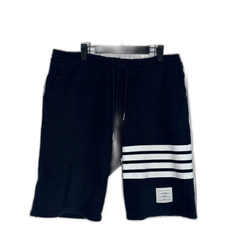 Thom Browne Thom Browne Navy Classic Stripe Shorts Size 3 Size US 26 / EU 42 - 1 Thumbnail