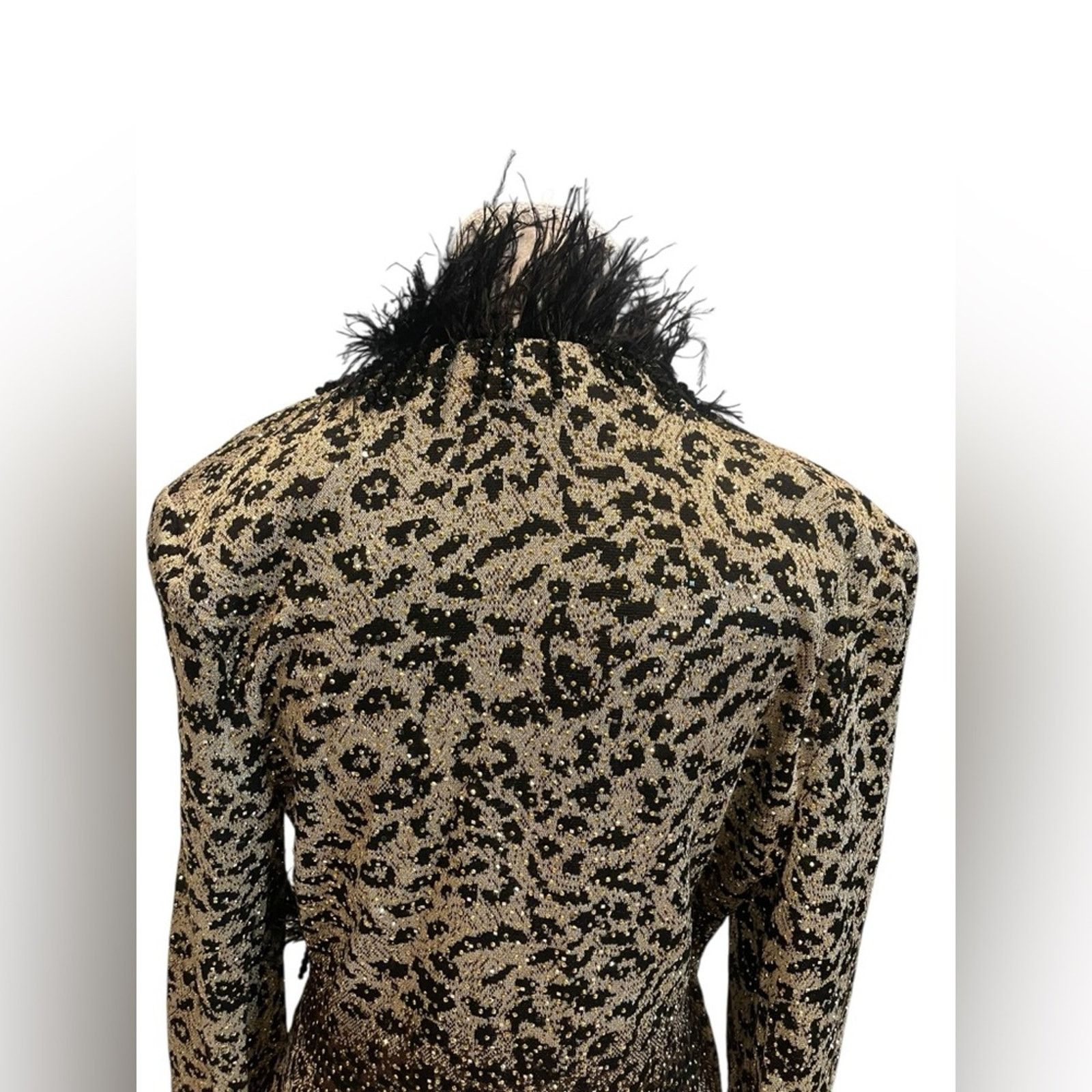 St. John St. John Studded Chic Leopard Print Sweater Sz:12 Size XL / US 12-14 / IT 48-50 - 9 Thumbnail