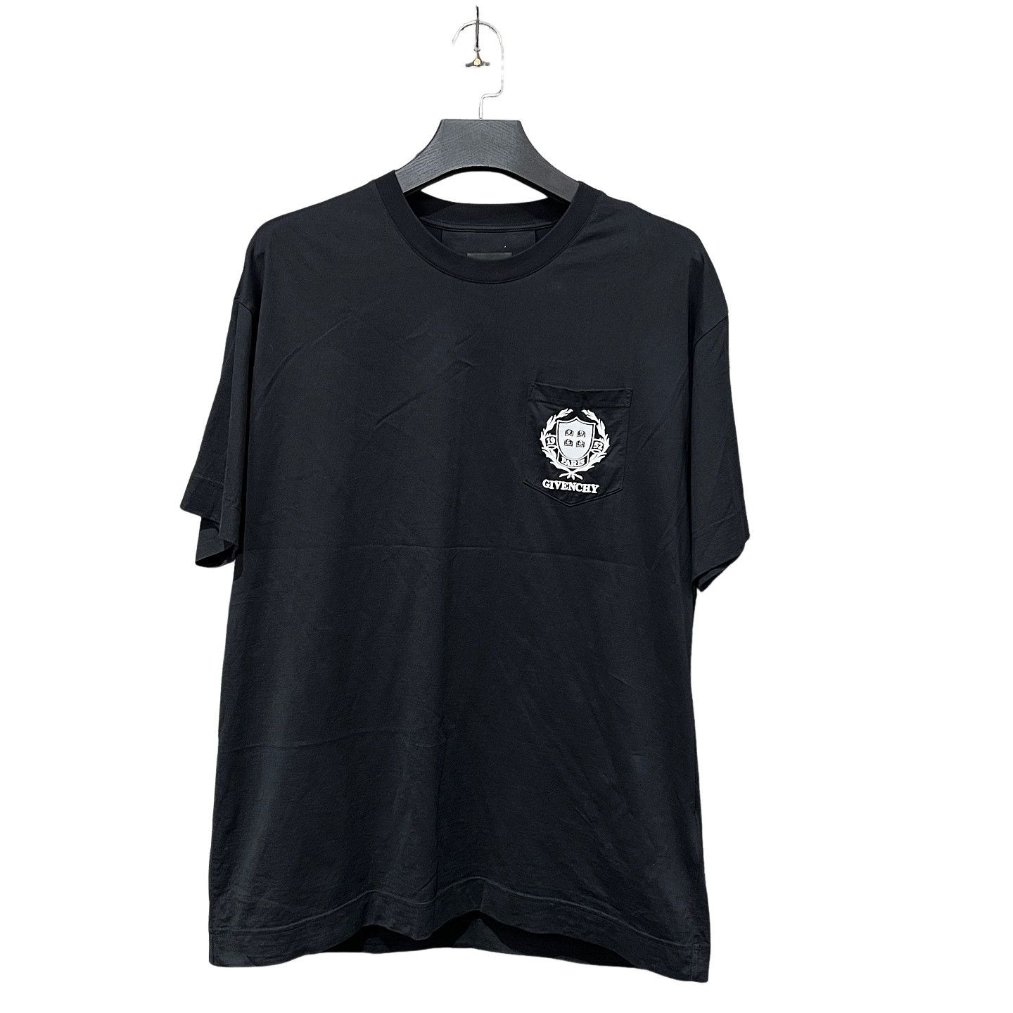 Givenchy Givenchy Paris Signature Black T-shirt Large Size