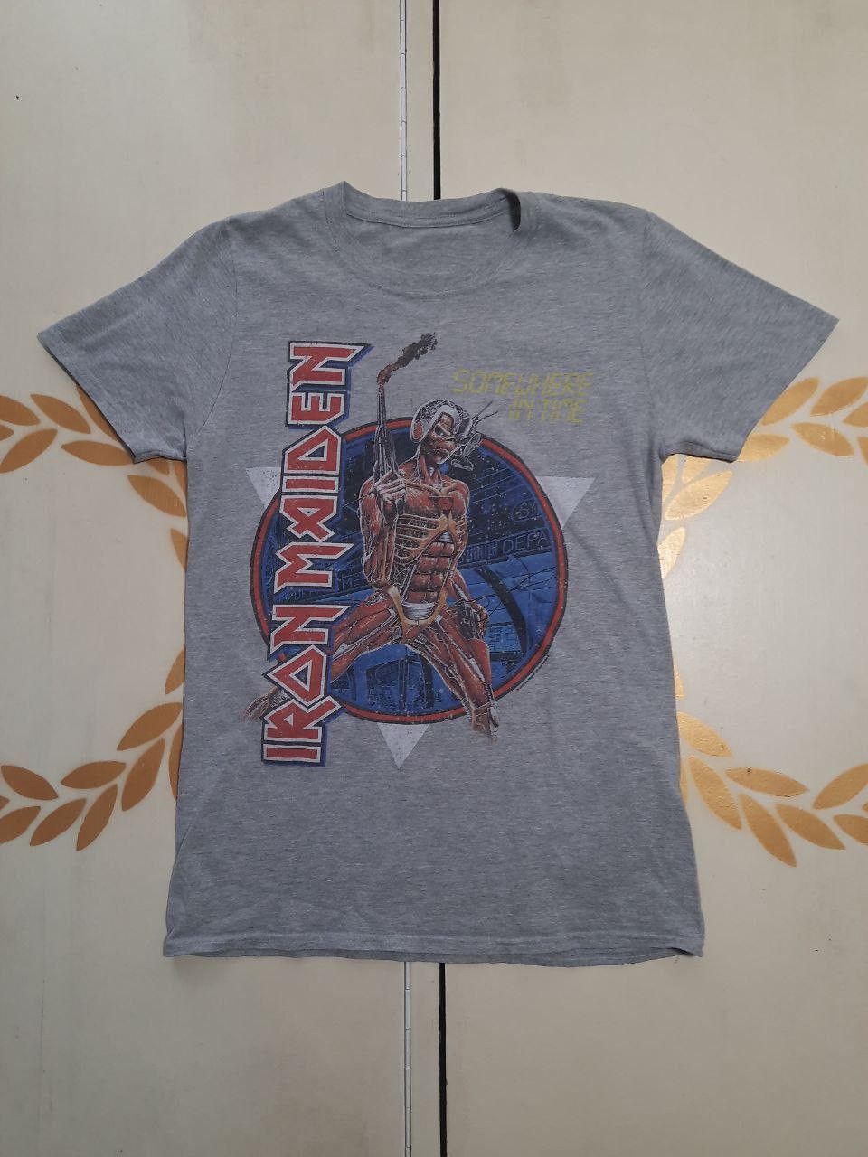 Band Tees × Iron Maiden Iron Maiden Somewhere In Time T-Shirt 2016 Size US XS / EU 42 / 0 - 1 Thumbnail