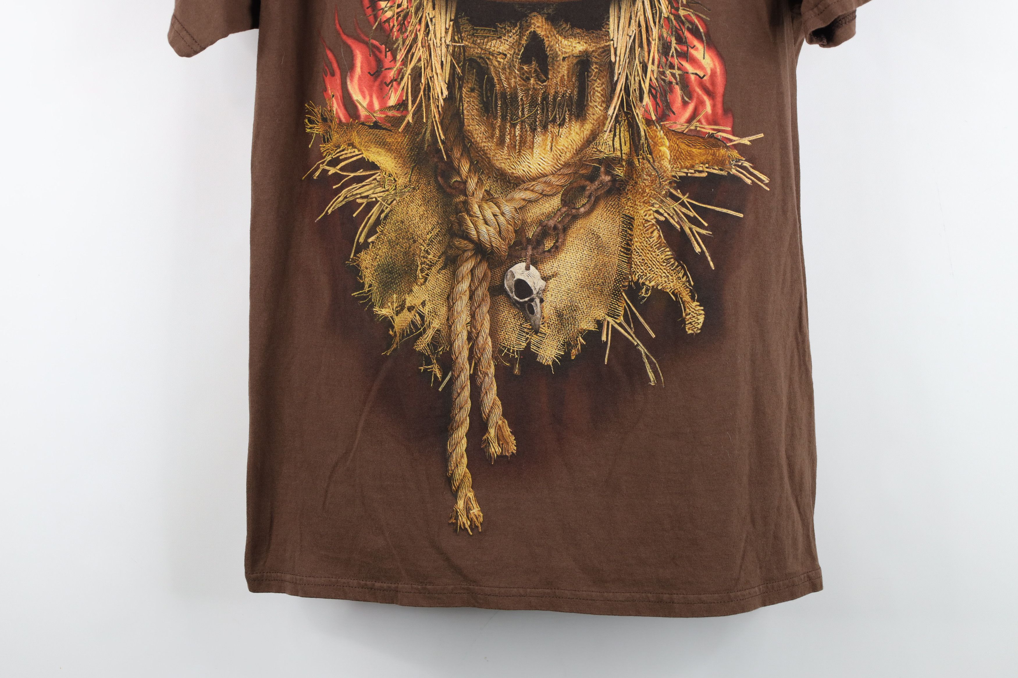 Vintage Vintage Y2K Streetwear Halloween Scarecrow Skeleton T-Shirt Size US S / EU 44-46 / 1 - 3 Thumbnail