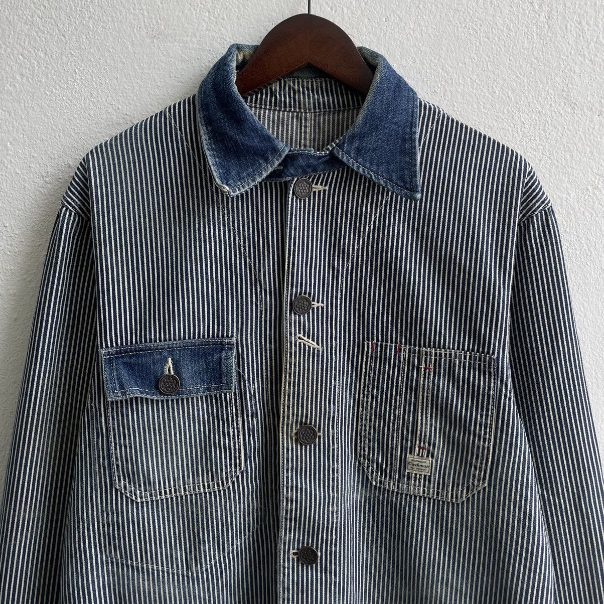 Cushman Vintage Cushman Union Made Hickory Chore Jacket Size US L / EU 52-54 / 3 - 3 Thumbnail