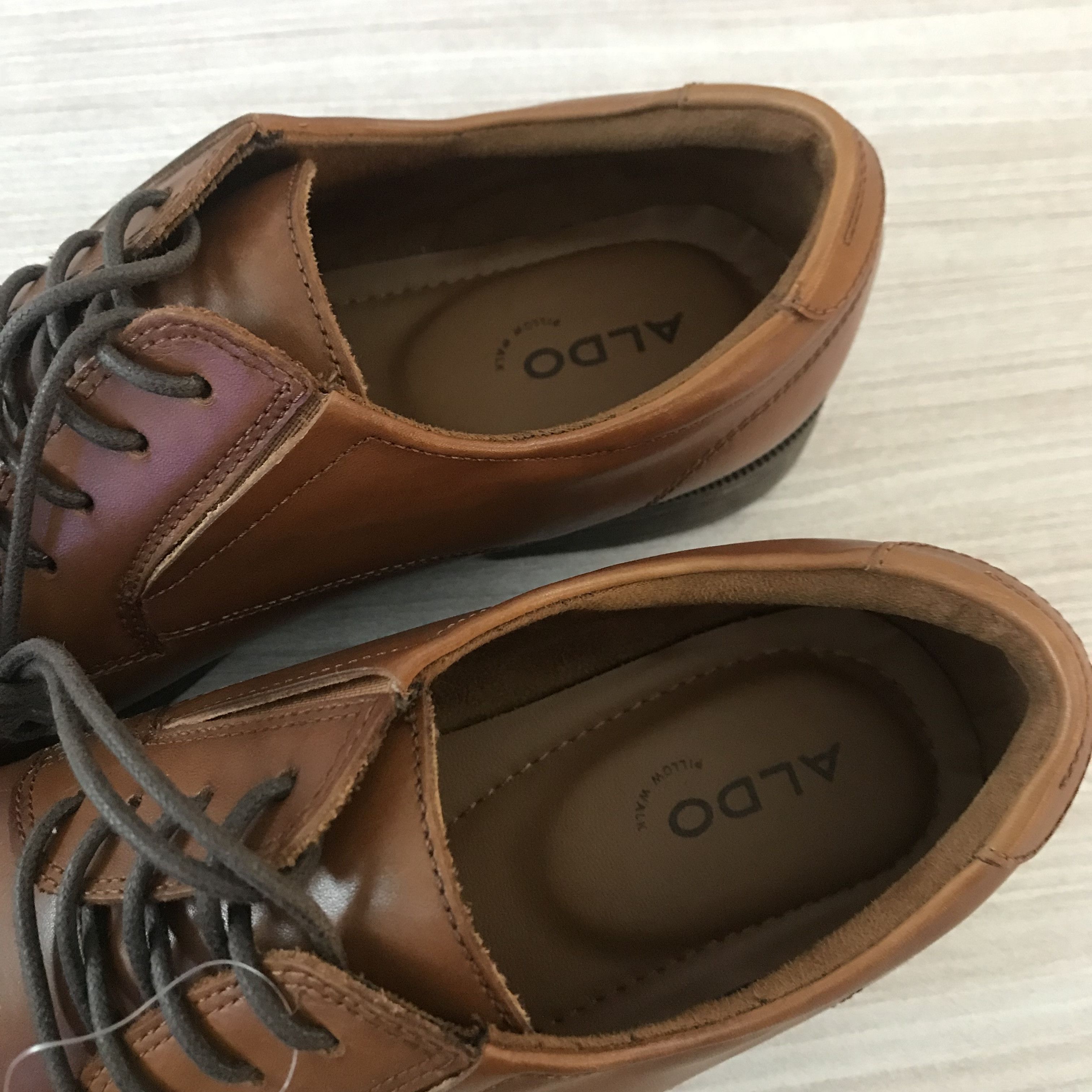 Aldo Aldo Bennet Leather Brown Shoes Officer formal shoes Size US 6.5 / EU 39-40 - 6 Thumbnail