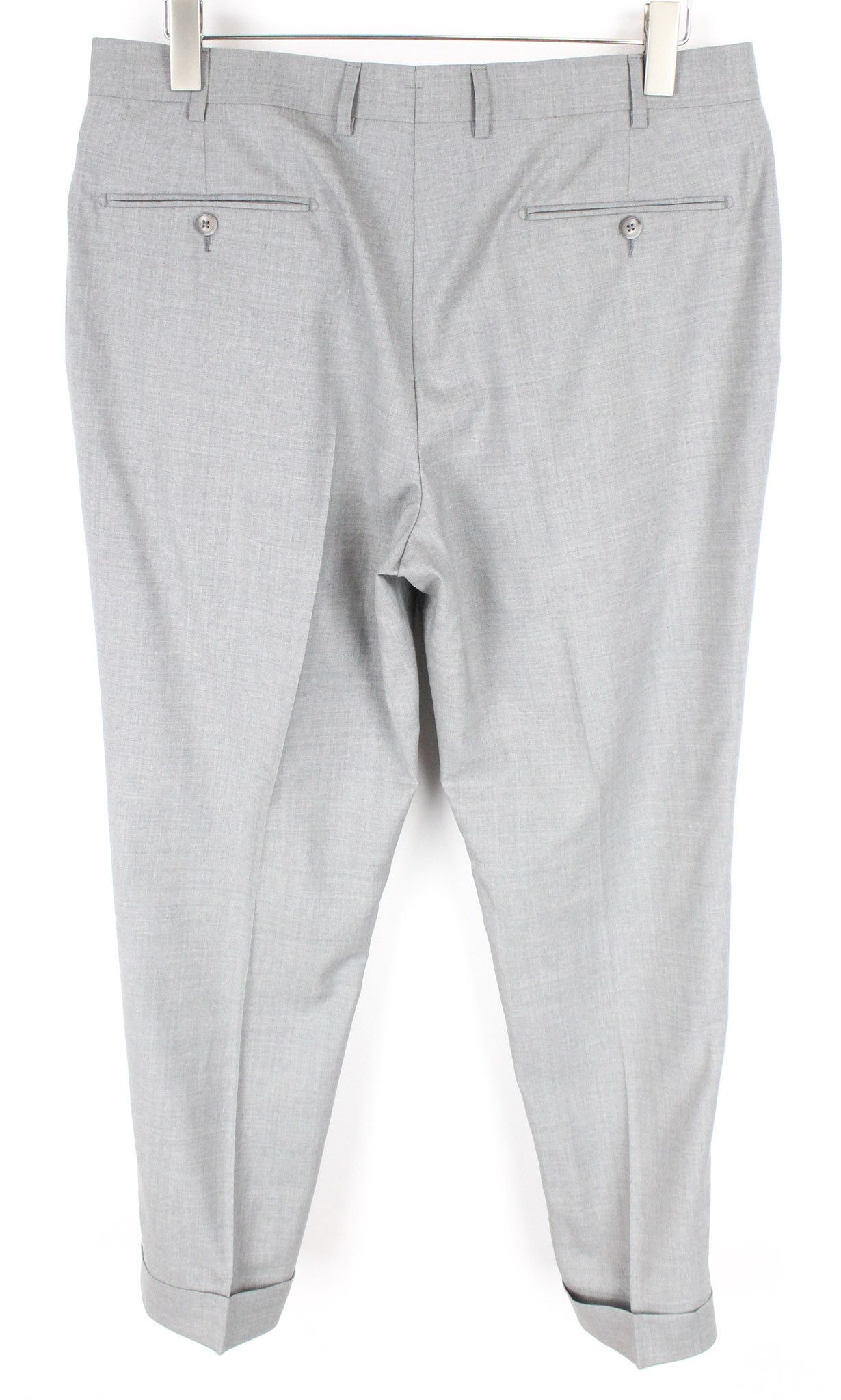 Suitsupply LA SPALLA UK40S Wool Grey Suit 73584 Size 40S - 7 Thumbnail