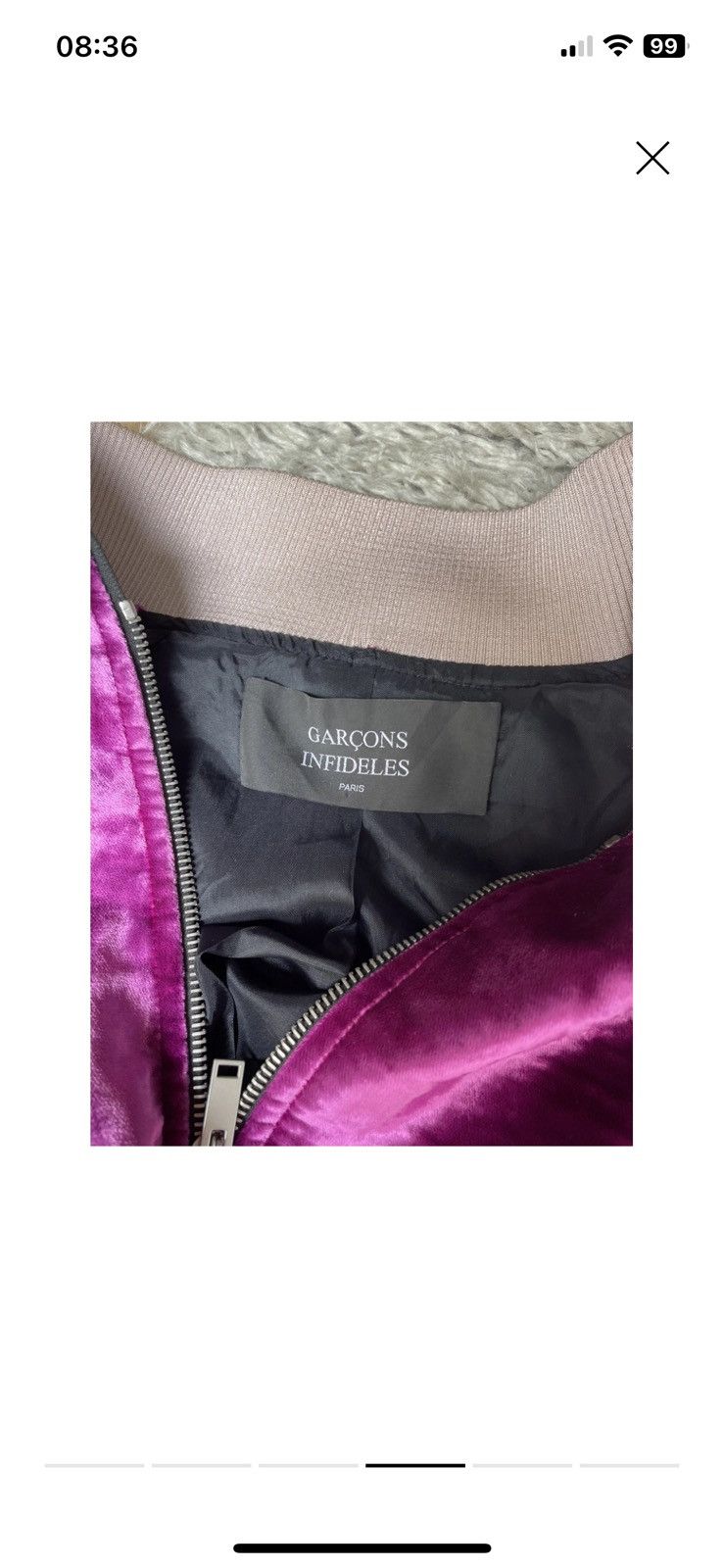 GARCONS INFIDELES Garçons infidèles satin jacket Size US M / EU 48-50 / 2 - 6 Thumbnail