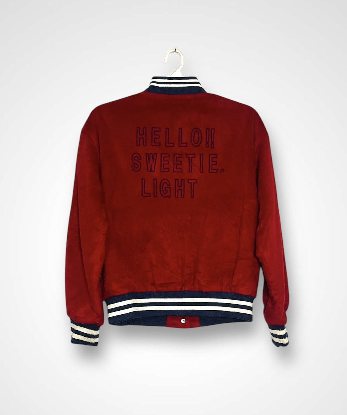 Other Punk Latte Velvet Varsity Jacket (11) Size S / US 4 / IT 40 - 2 Thumbnail