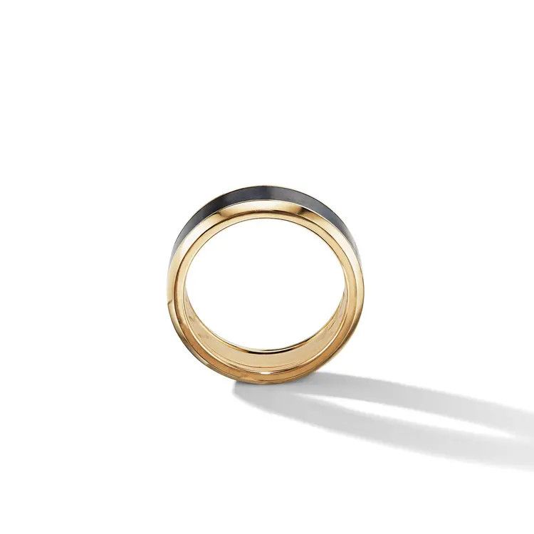 David Yurman o1w1db11025 R25217M /Size 8 /Rings in Golden/Black Size ONE SIZE - 3 Thumbnail