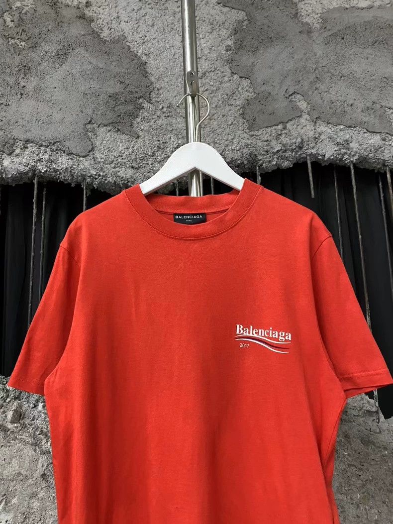 Balenciaga Balenciaga Red cola short sleeves Size US S / EU 44-46 / 1 - 4 Thumbnail