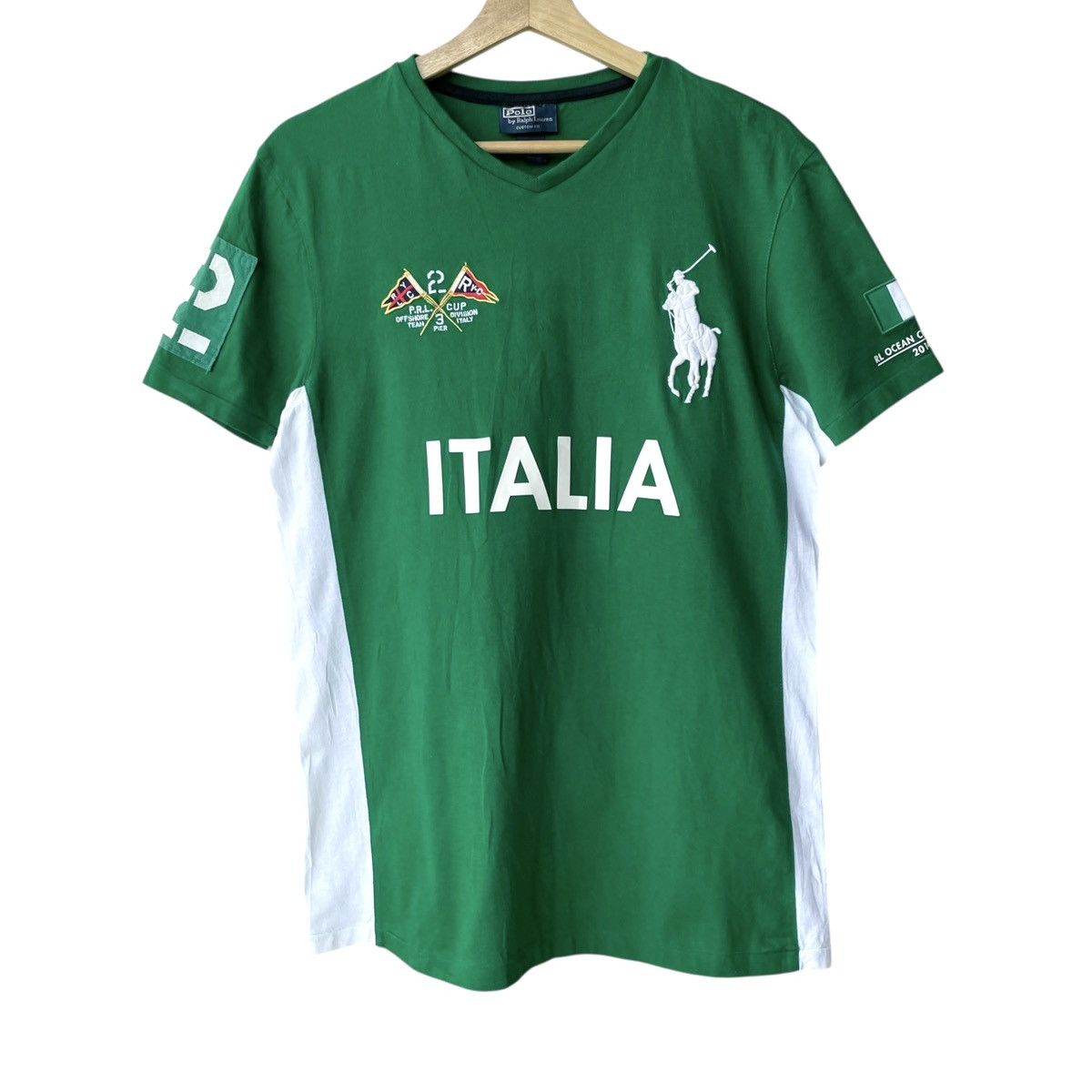 Polo Ralph Lauren Polo Ralph Lauren RL Ocean Challenge Team Italia Tee Size US M / EU 48-50 / 2 - 1 Thumbnail