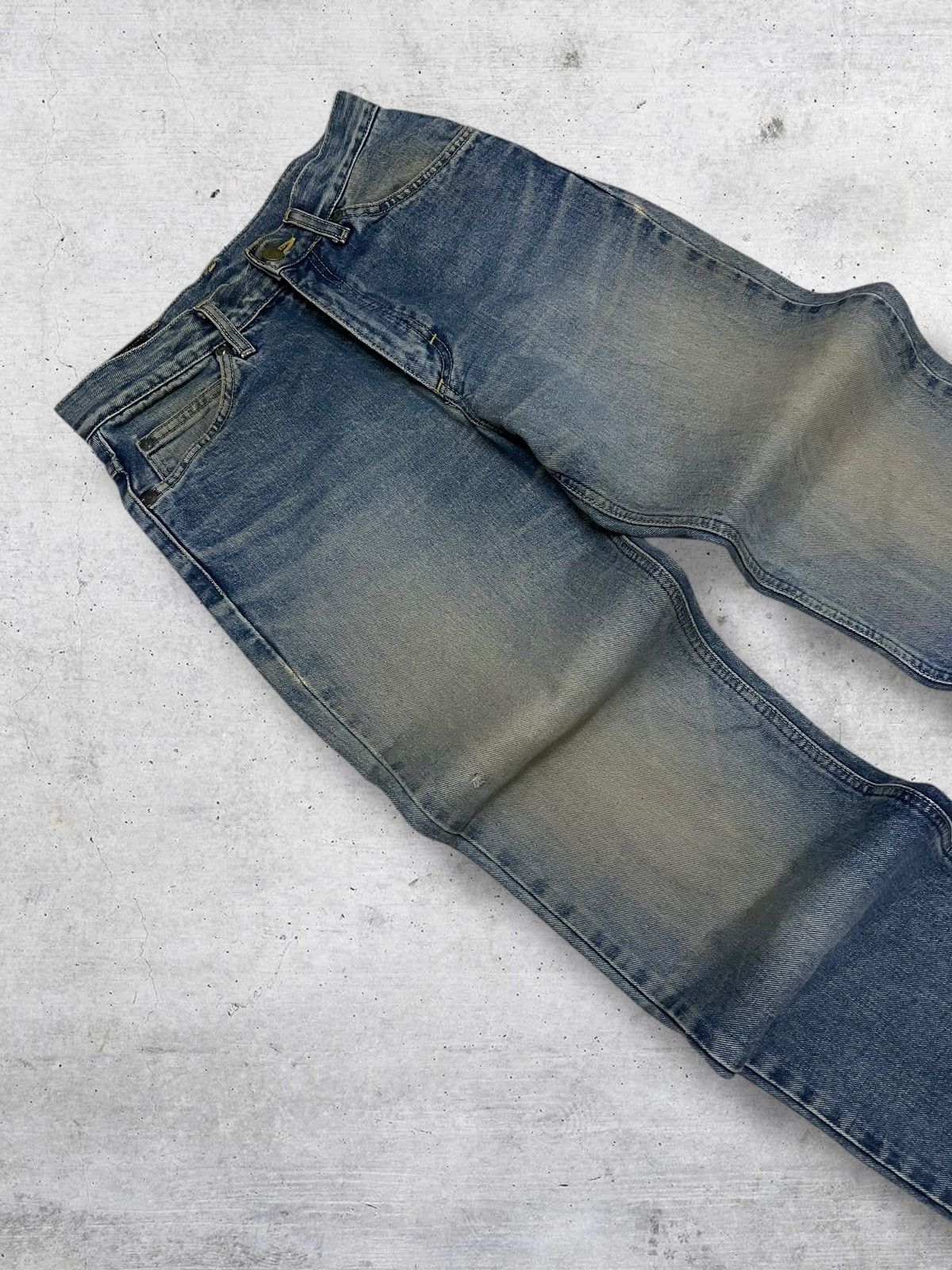 Lee VINTAGE LEE DESIGNER USA 90S DIRTY MUD STYLE REGULAR DENIM Size US 27 - 7 Thumbnail