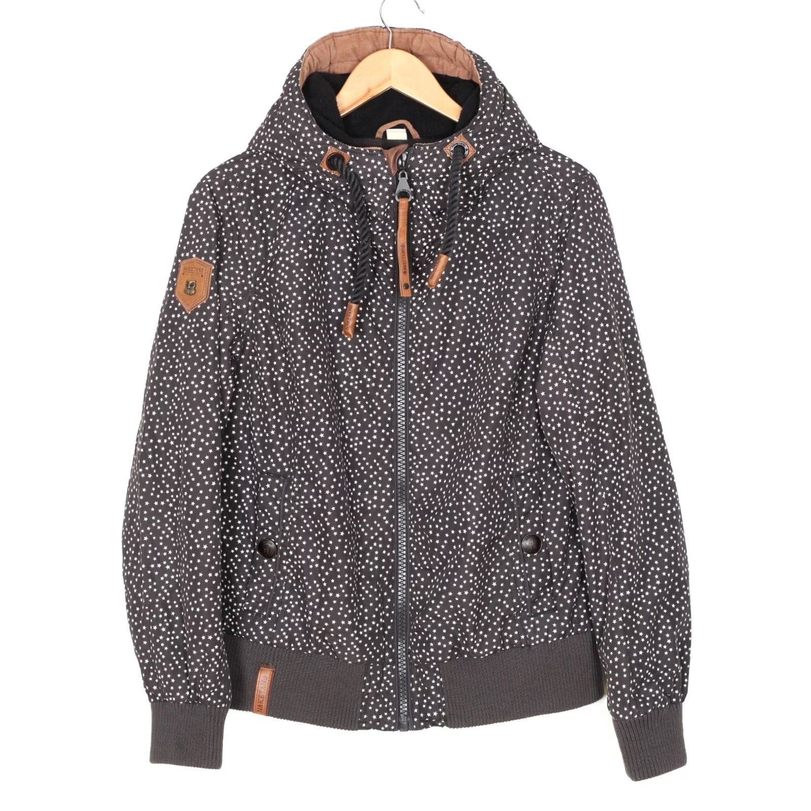 Vintage Naketano Hooded Jacket Women Grey Size L MJ4590 Size L / US 10 / IT 46 - 2 Thumbnail