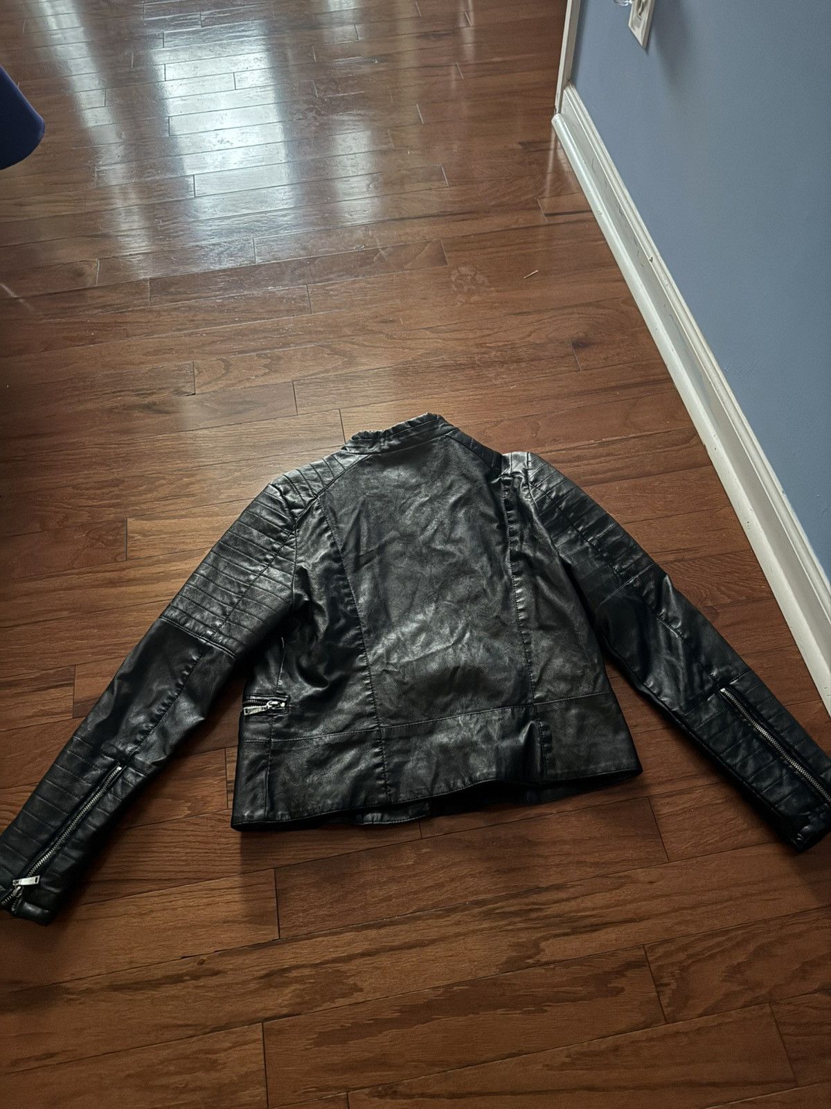 Japanese Brand JouJou Vintage Leather Biker Jacket Size US S / EU 44-46 / 1 - 4 Thumbnail