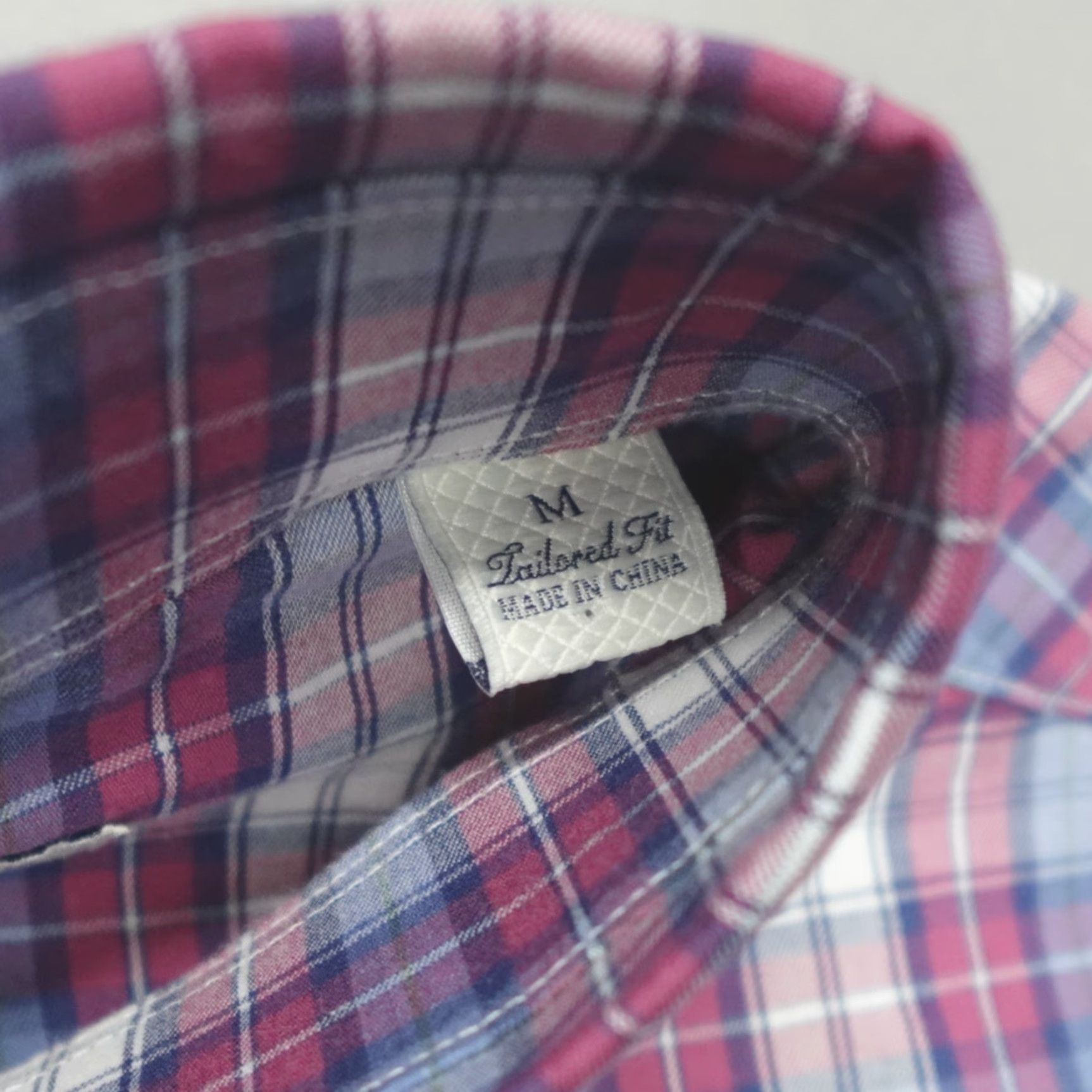 Vintage Holderness & Bourne The Andrews Tailored Fit Shirt Mens M Stretch Plaid VCL Size US M / EU 48-50 / 2 - 4 Thumbnail