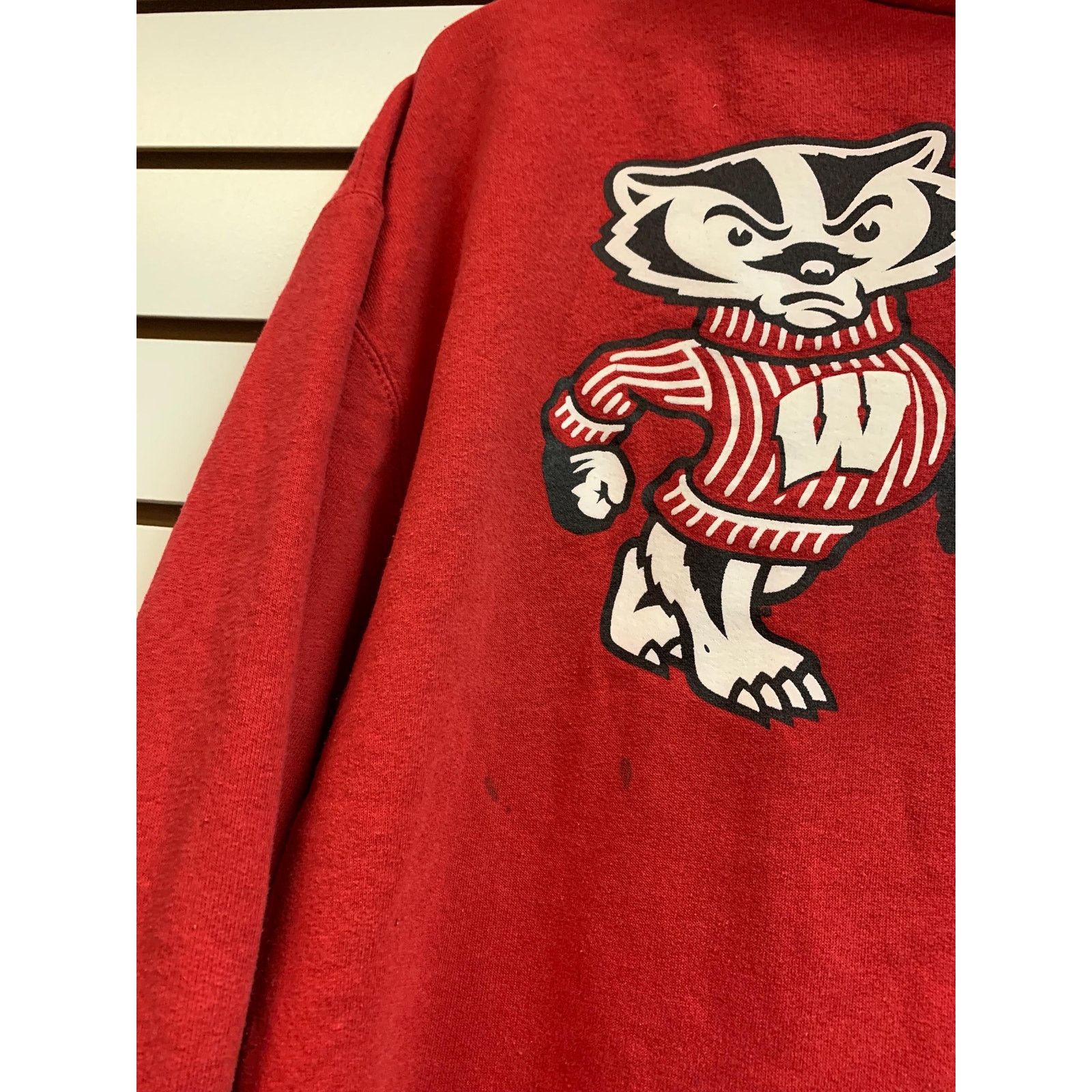 Champion Vintage Wisconsin Badgers champion hoodie size large Size US L / EU 52-54 / 3 - 3 Thumbnail