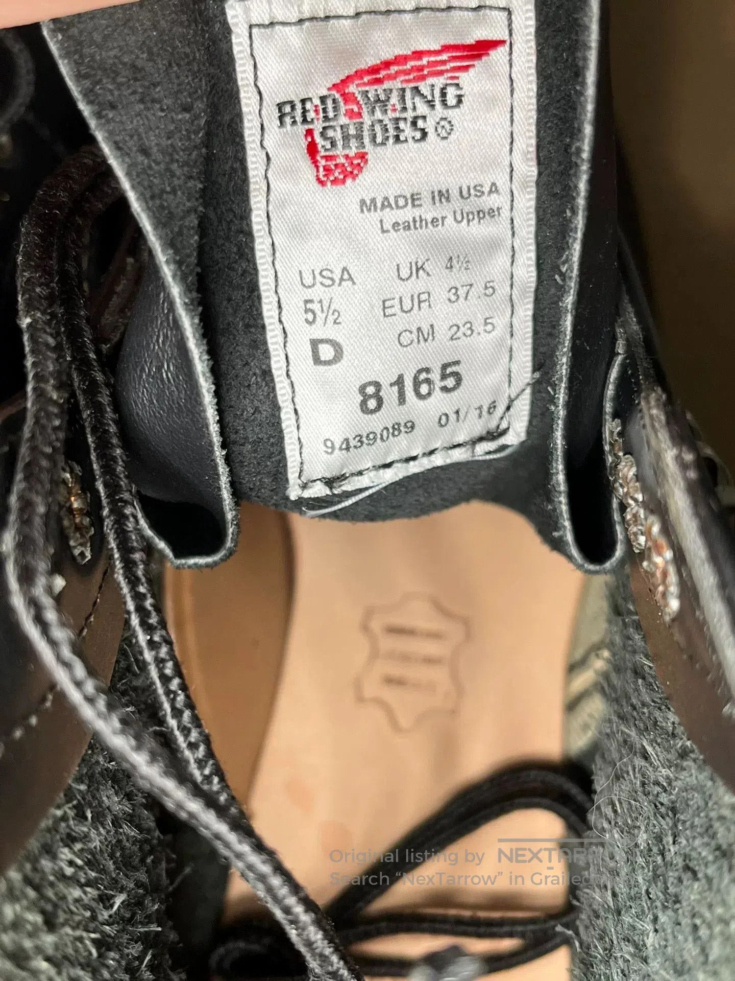 Red Wing Redwing 8165 Work Boots. Size US 5.5 / EU 38 - 8 Thumbnail