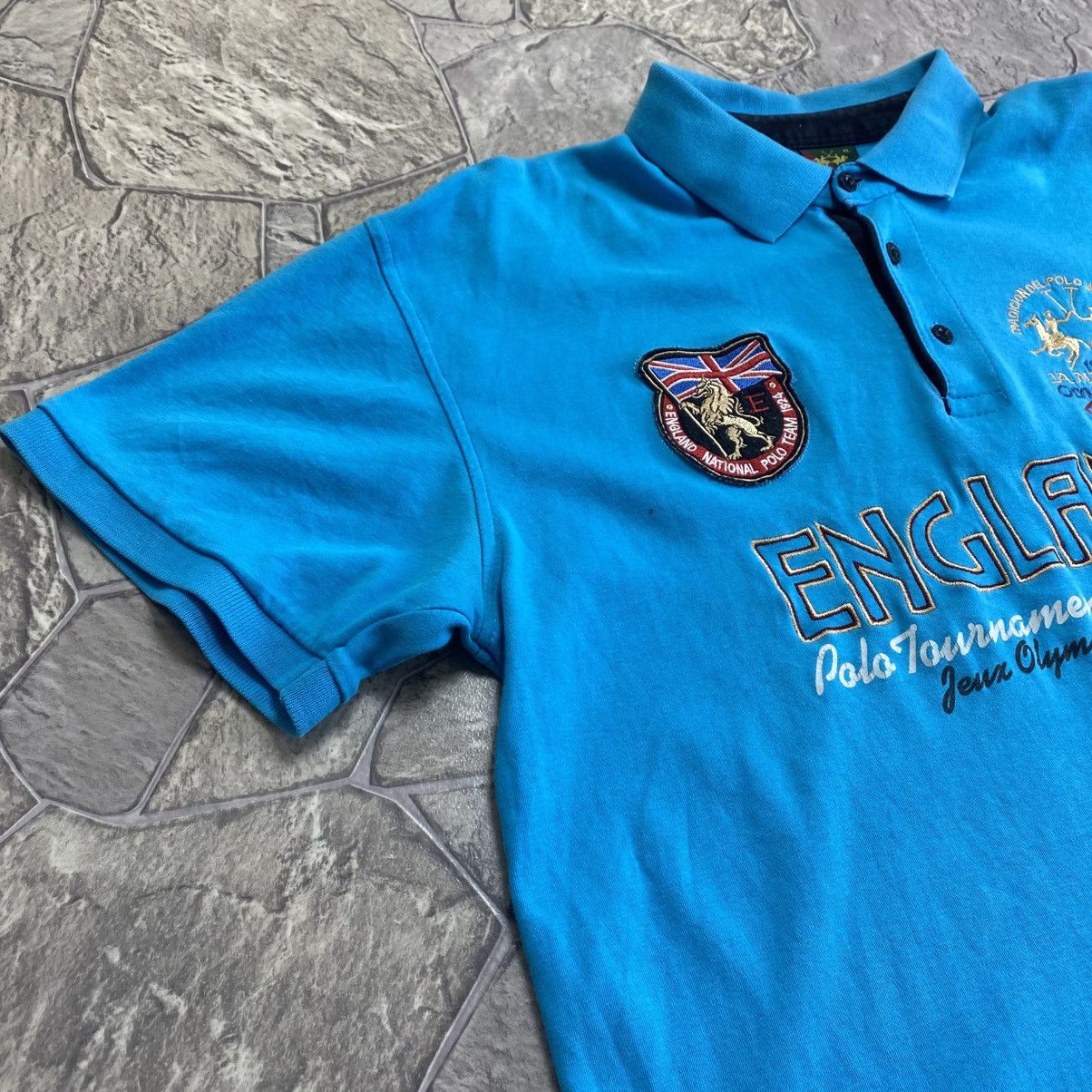 La Martina La Martina Vintage England Polo T-Shirt Size US XL / EU 56 / 4 - 6 Thumbnail