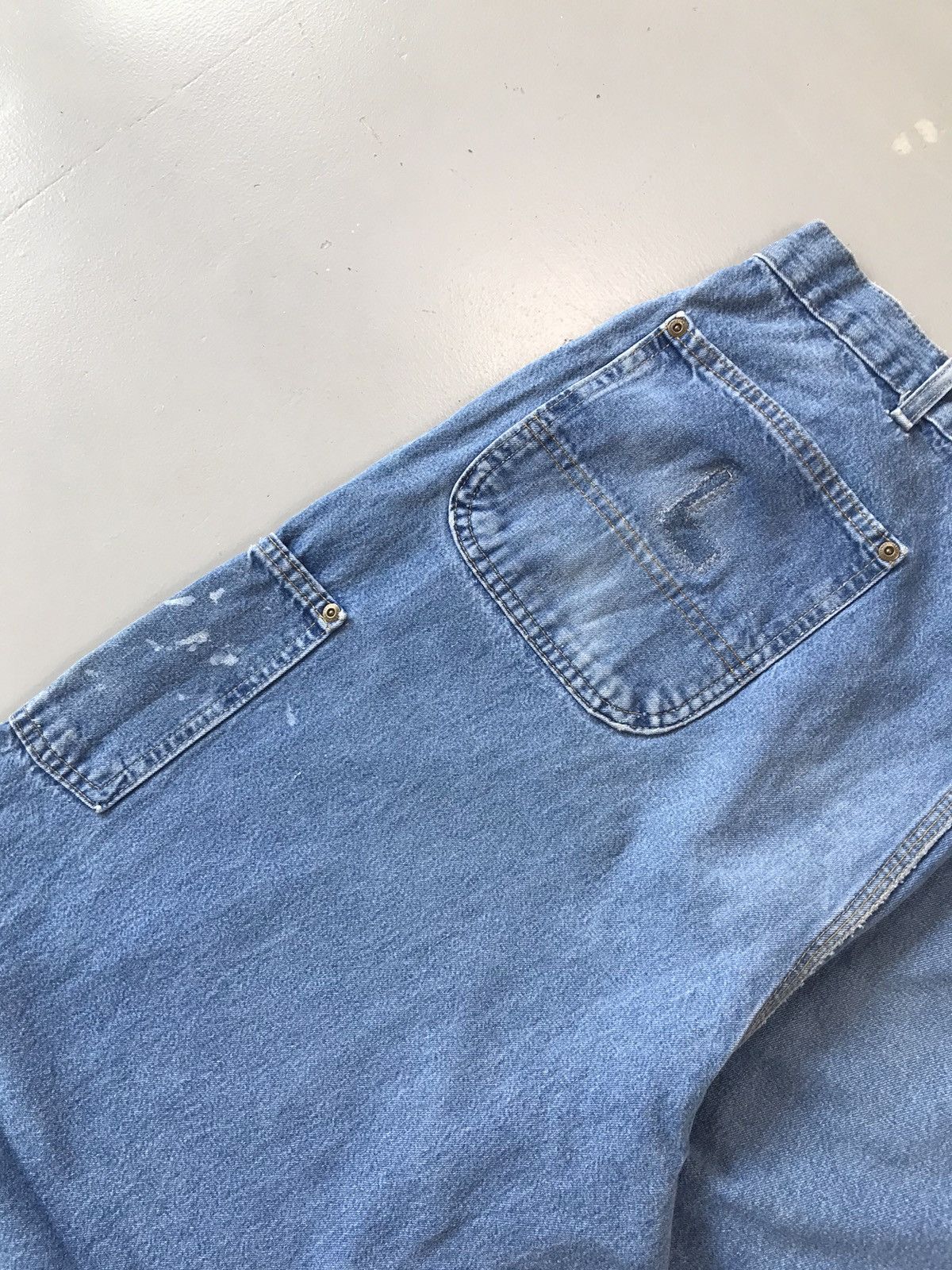 Carhartt × Vintage Rare vintage Carhartt b273 dst double knee denim Size US 40 / EU 56 - 12 Thumbnail