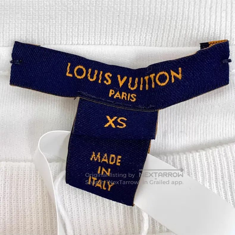 Louis Vuitton Louis Vuitton White square button embellished cotton crew Size US XS / EU 42 / 0 - 7 Thumbnail