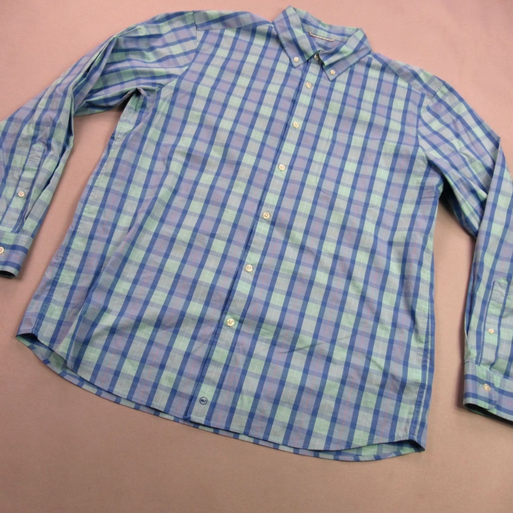 Vineyard Vines Vineyard Vines Button Front Shirt Mens Large Long Sleeve Plaid Casual Size US L / EU 52-54 / 3 - 2 Thumbnail