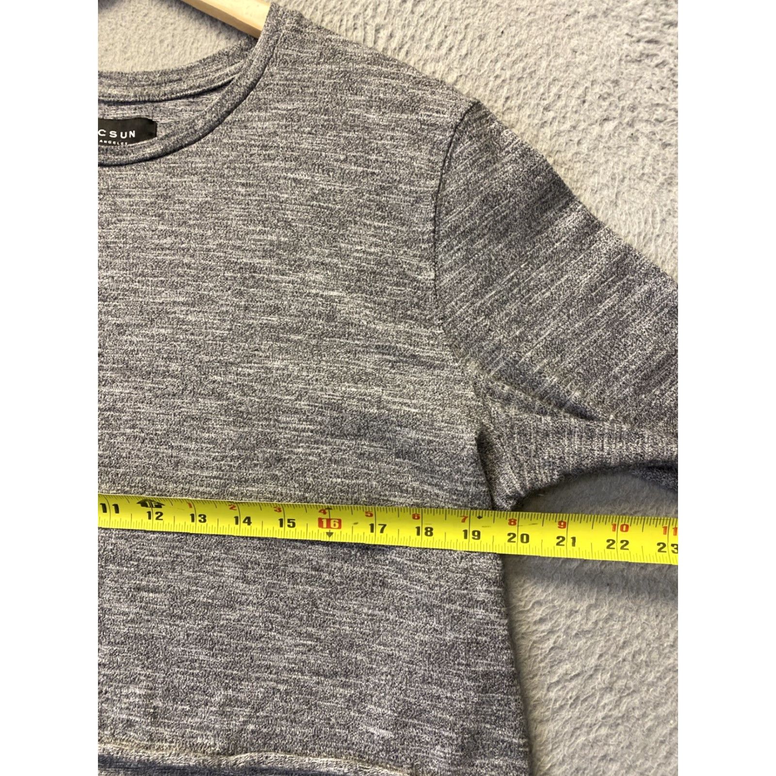 Pacsun VINTAGE PacSun Shirt Crop Top Gray L /162-38 Size L / US 10 / IT 46 - 4 Thumbnail