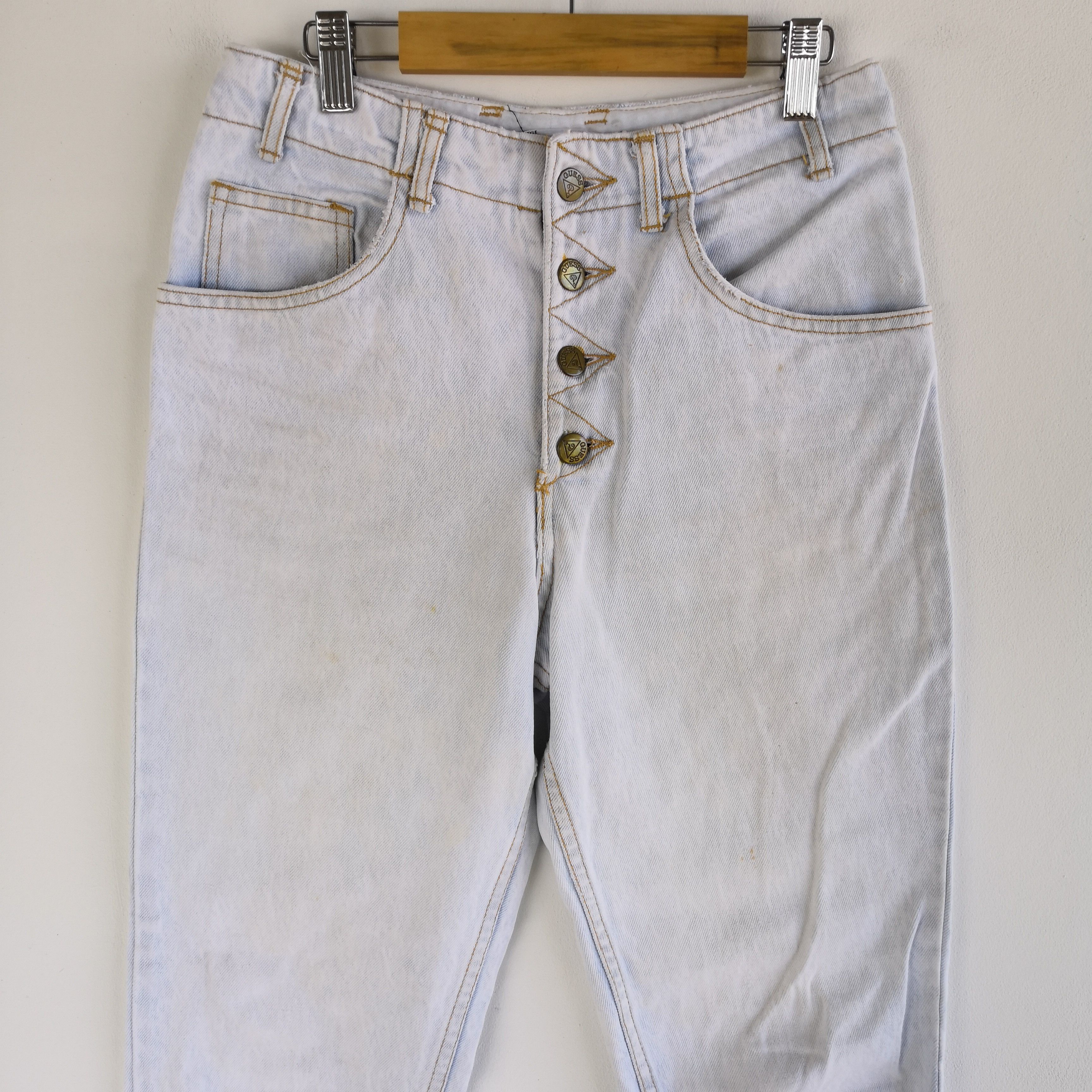 Guess Vintage Guess Denim Light Washes Jeans Pants Size 26" / US 2 / IT 38 - 3 Thumbnail
