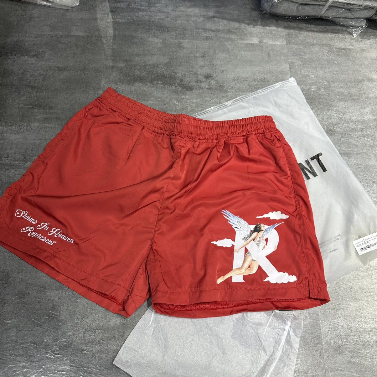 Represent Clo. Represent Storms In Heaven Shorts - Burnt Red XL Size US 34 / EU 50 - 1 Thumbnail