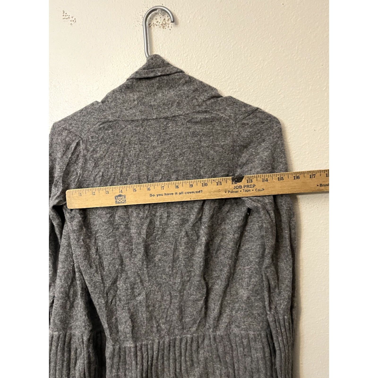 Banana Republic Banana Republic Cardigan Sweater Womens XS Gray Cashmere Nylon Viscose Wool Knit Long Sleeve Pockets Size XS / US 0-2 / IT 36-38 - 5 Thumbnail