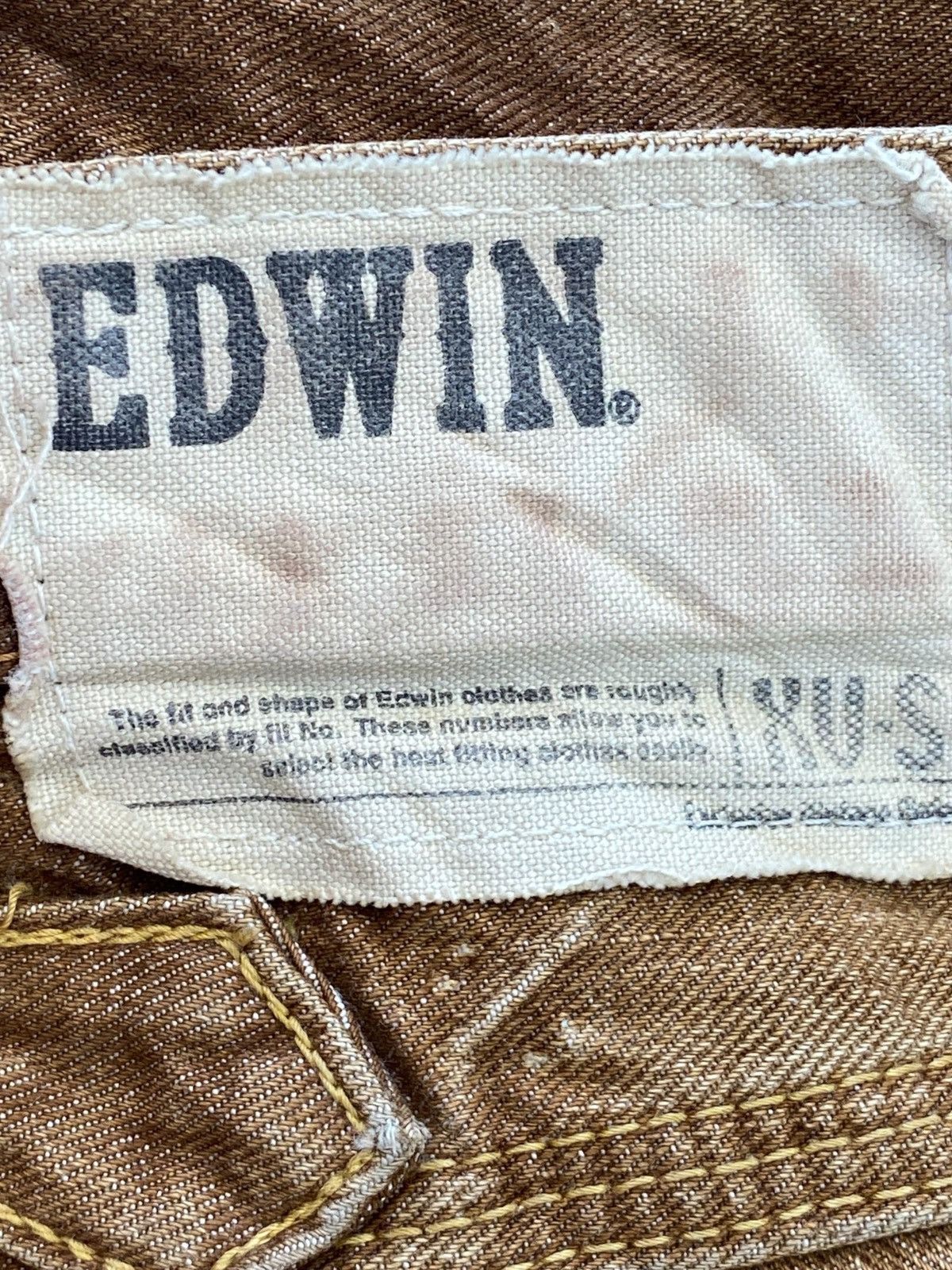 Edwin Edwin XV Vintage Style Flared Jeans Size US 30 / EU 46 - 11 Thumbnail