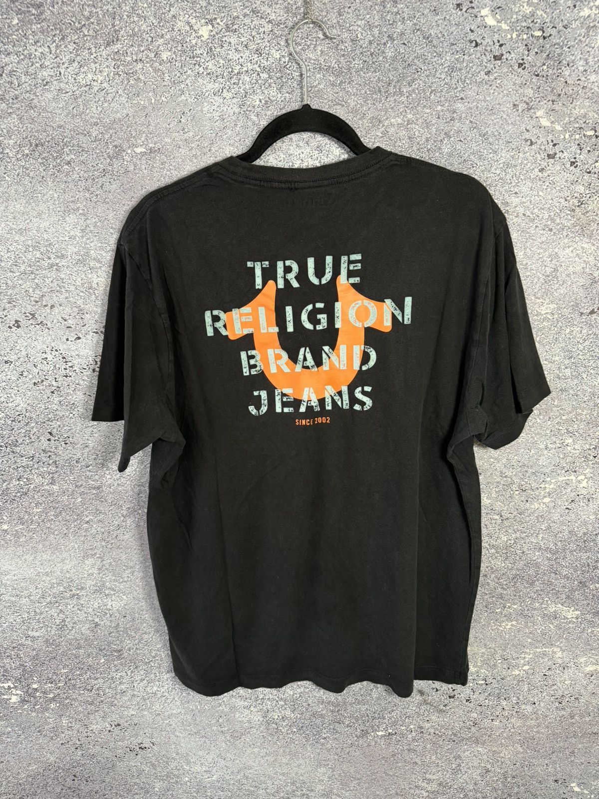 True Religion × Vintage True Religion Center Logo T Shirt SK8 y2k streetwear XL size Size US XL / EU 56 / 4 - 2 Thumbnail