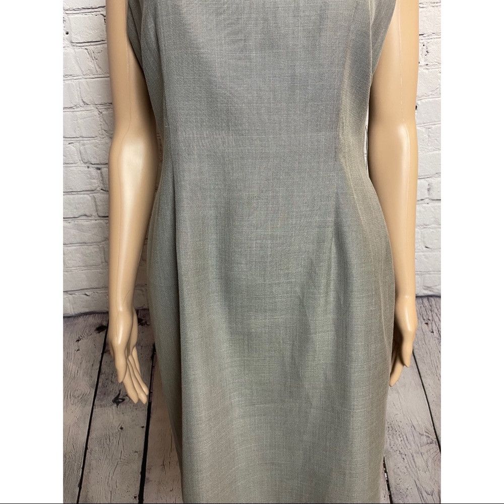Anne Klein Anne Klein Grey Sheath Dress Size 8 Petite Size M / US 6-8 / IT 42-44 - 3 Thumbnail