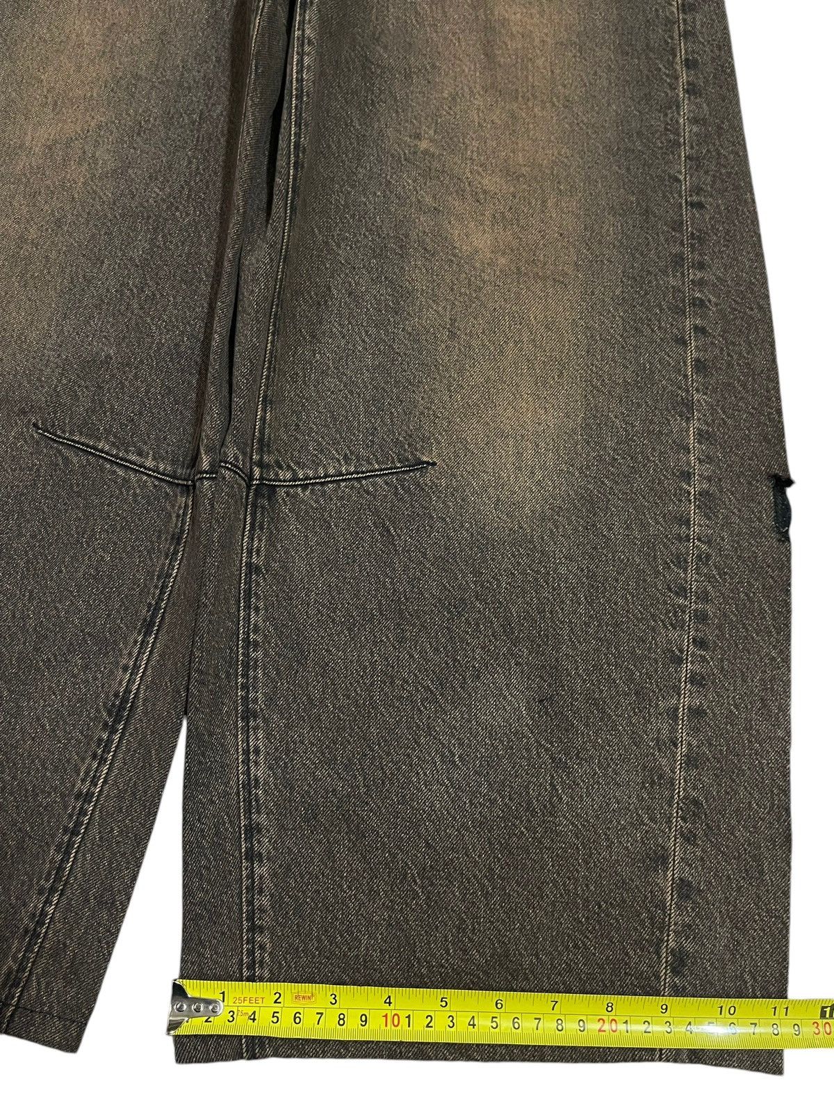 GU Vintage Japanese GU Mud Wash Style Hip Hop Baggy Jeans Size US 32 / EU 48 - 16 Thumbnail