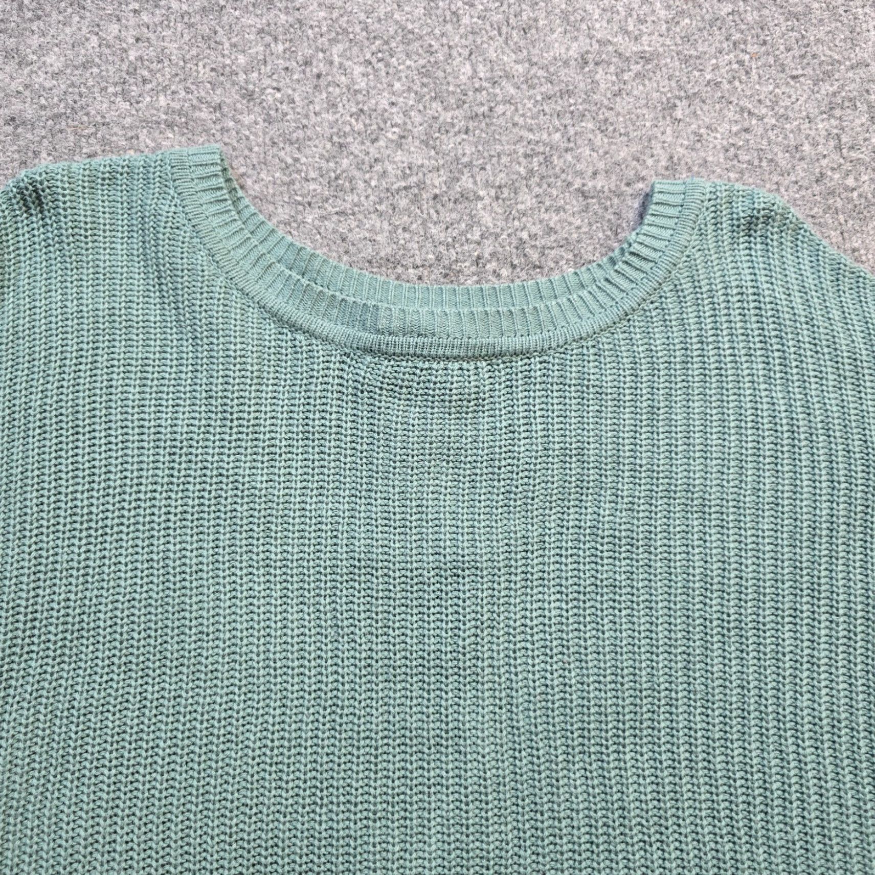 Lucky Brand Lucky Brand Sweater Women Size L Green Knit Lace Up Back Long Sleeve Casual Size L / US 10 / IT 46 - 2 Thumbnail
