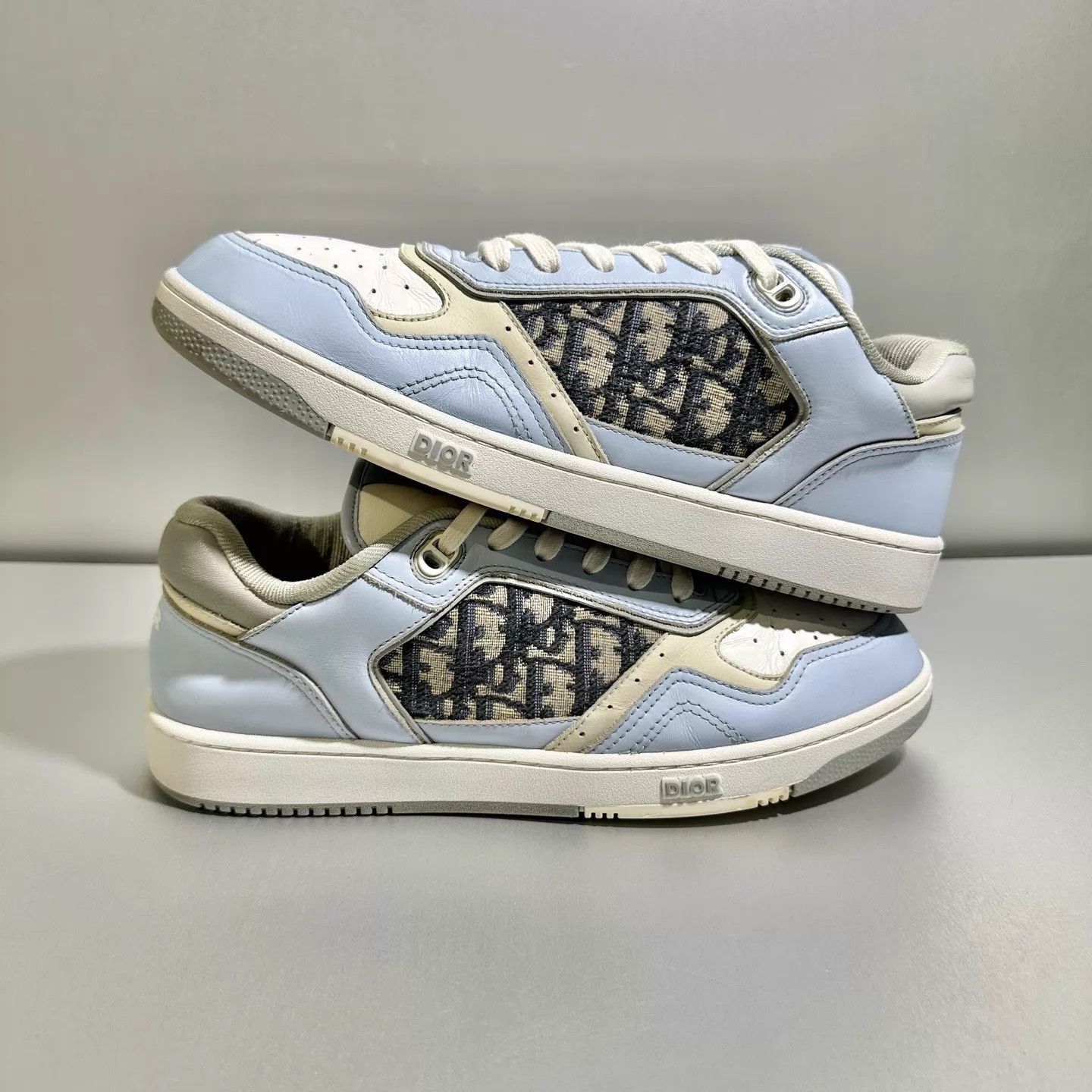 Dior Dior B27 Oblique UNC Blue Sneakers 43 Excellent Size US 10 / EU 43 - 3 Thumbnail